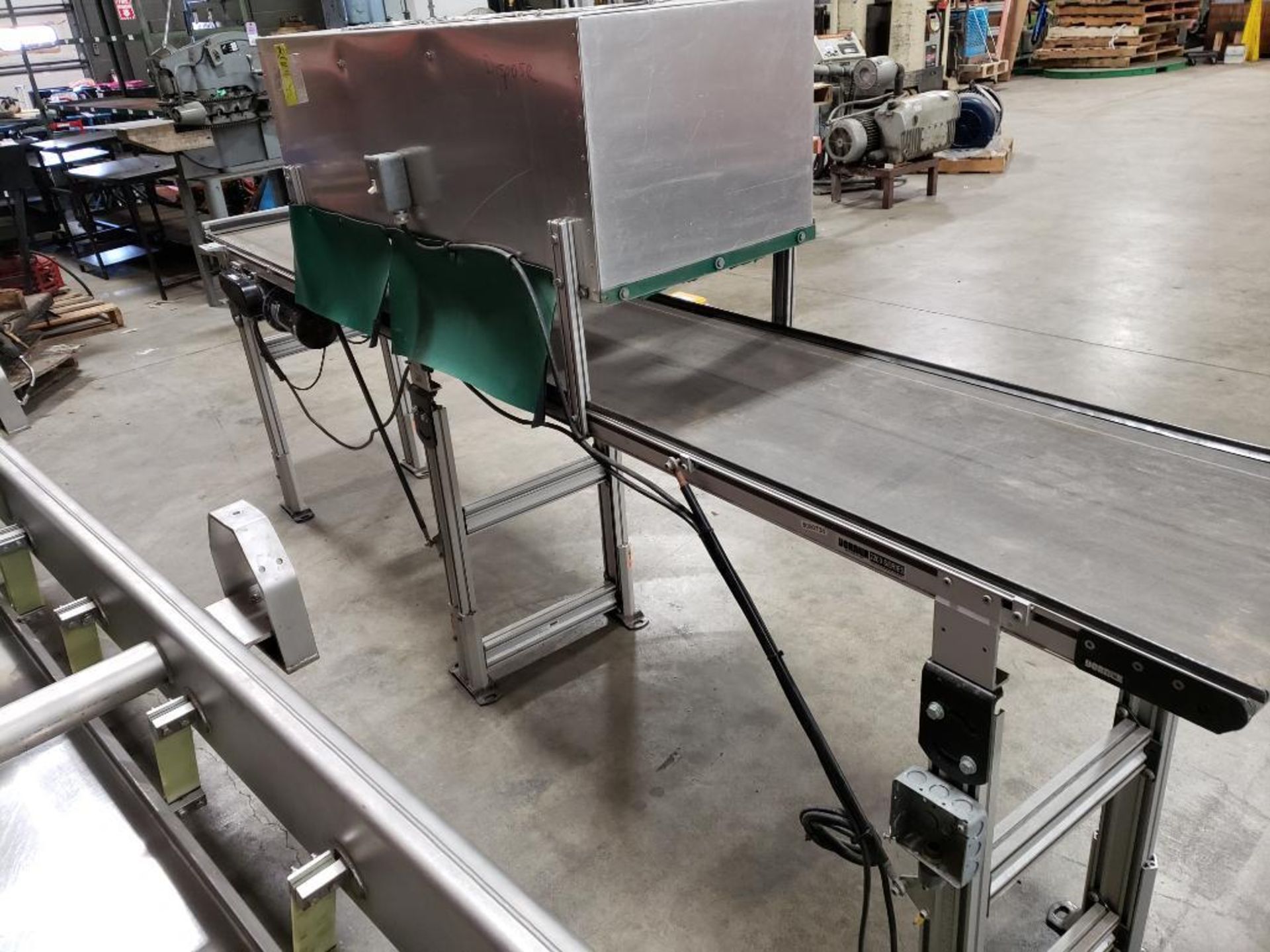 Dorner conveyor / dryer assembly. 118"L x 17"W travel. 122x30x58 overall WxDxH. - Image 12 of 12