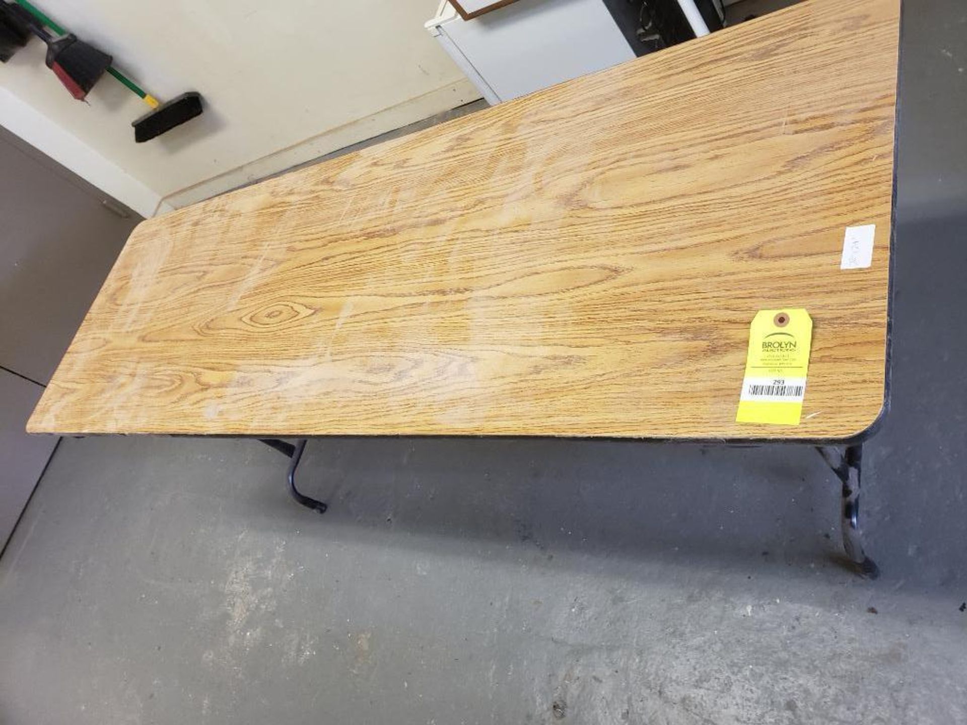 Folding table. 72in x 24in. - Image 2 of 3