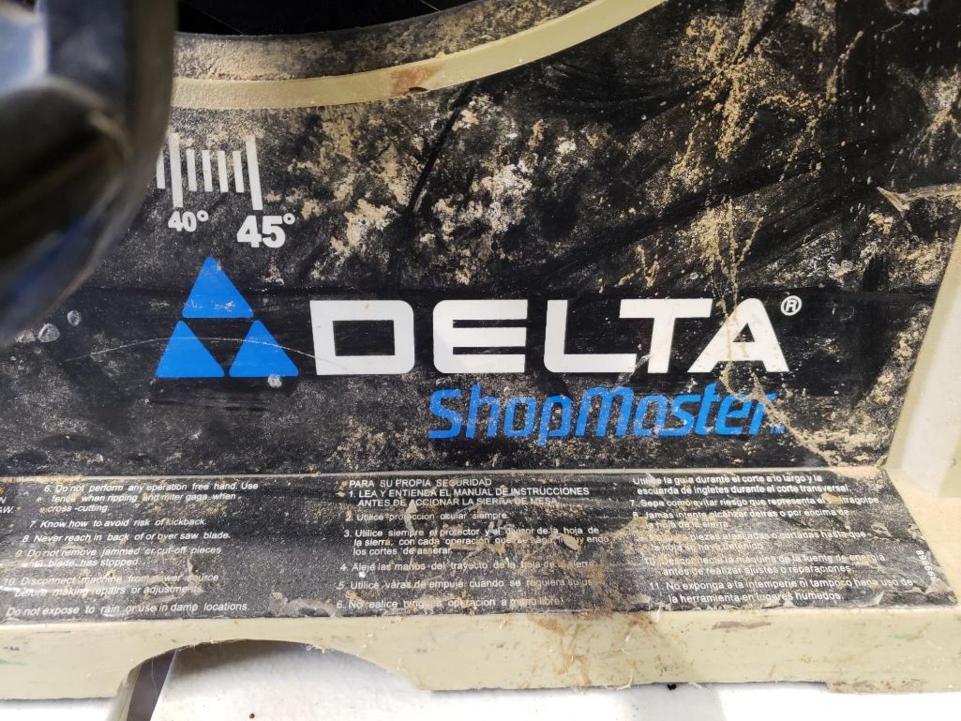 Delta Shopmaster table saw. 10in blade. Model TS200LS. 120v single phase. - Image 2 of 11