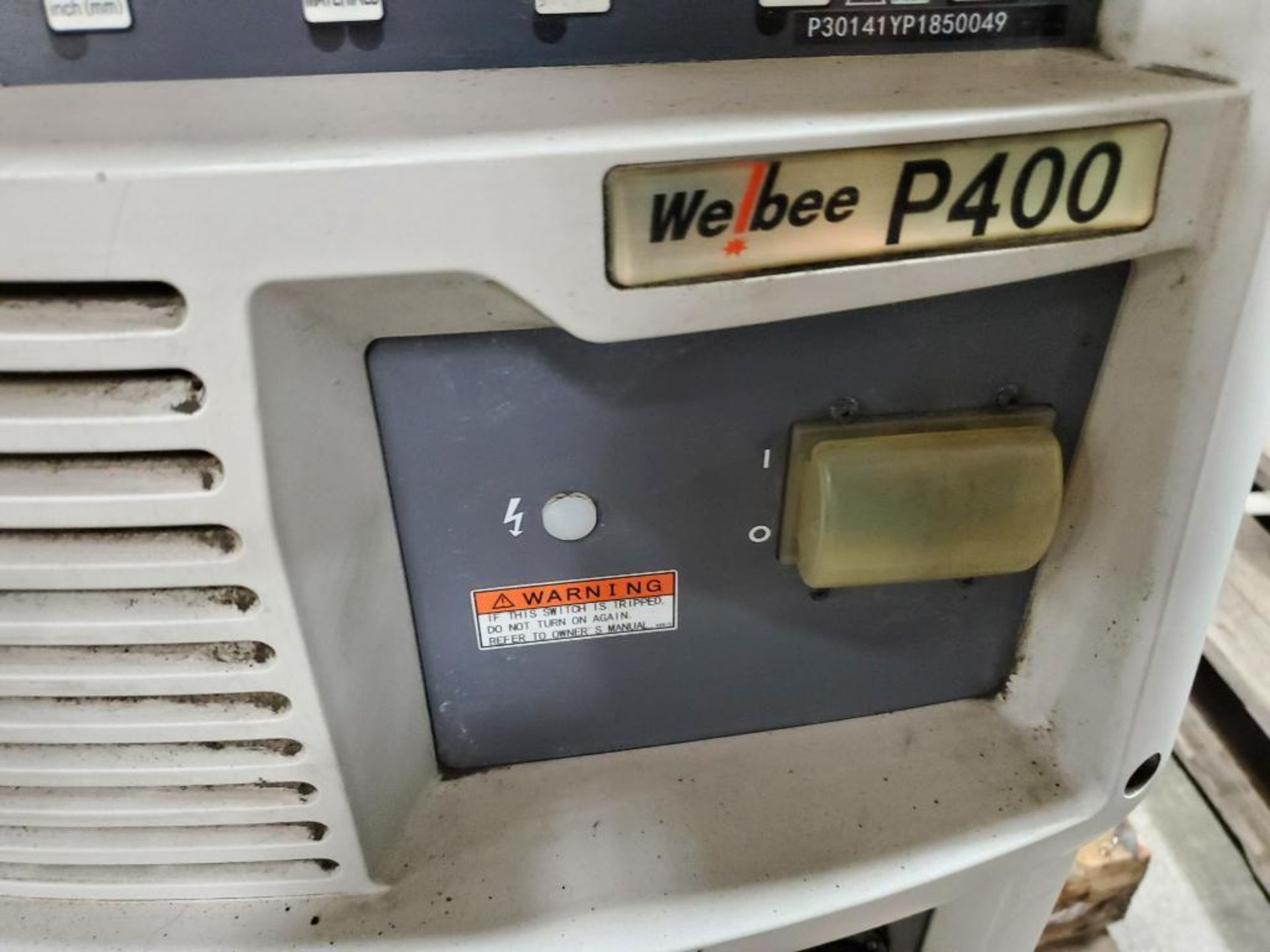 Daihen OTC dc welding power source. Welbee P400 WB-P400. - Image 3 of 6