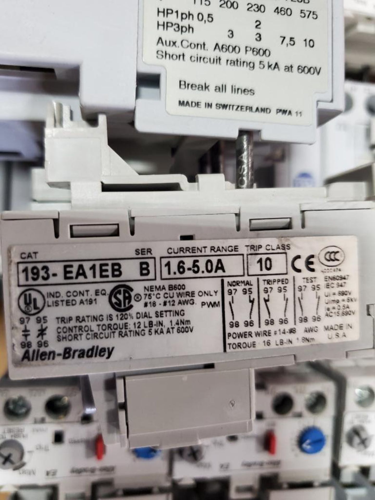 Assorted Allen Bradley contactors. - Image 6 of 6