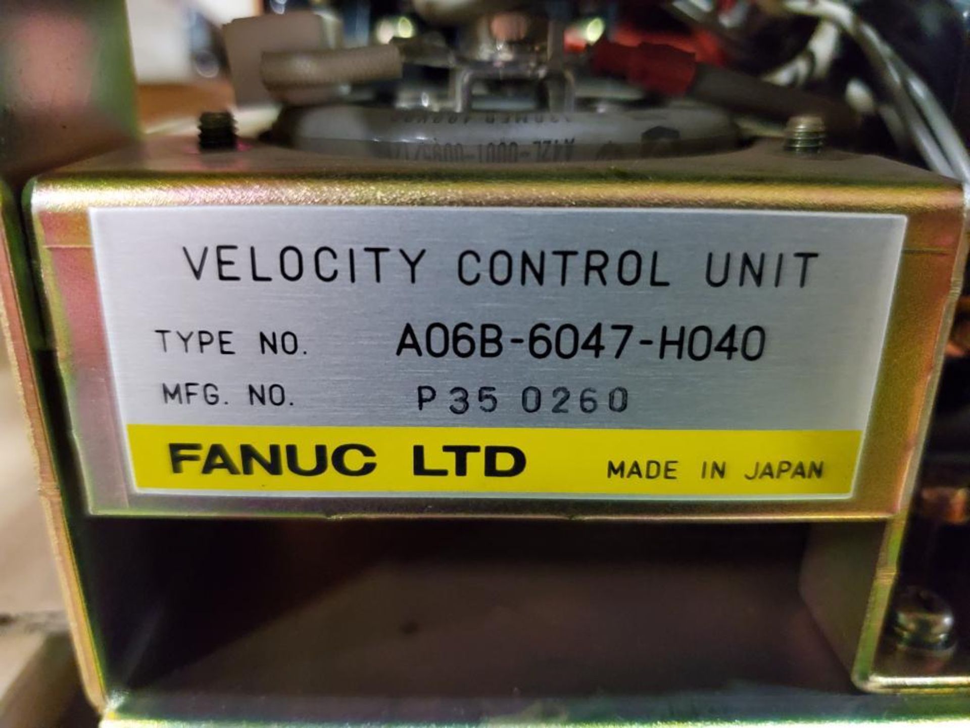 Fanuc velocity control unit. Part number A06B-6047-H040. - Image 4 of 5