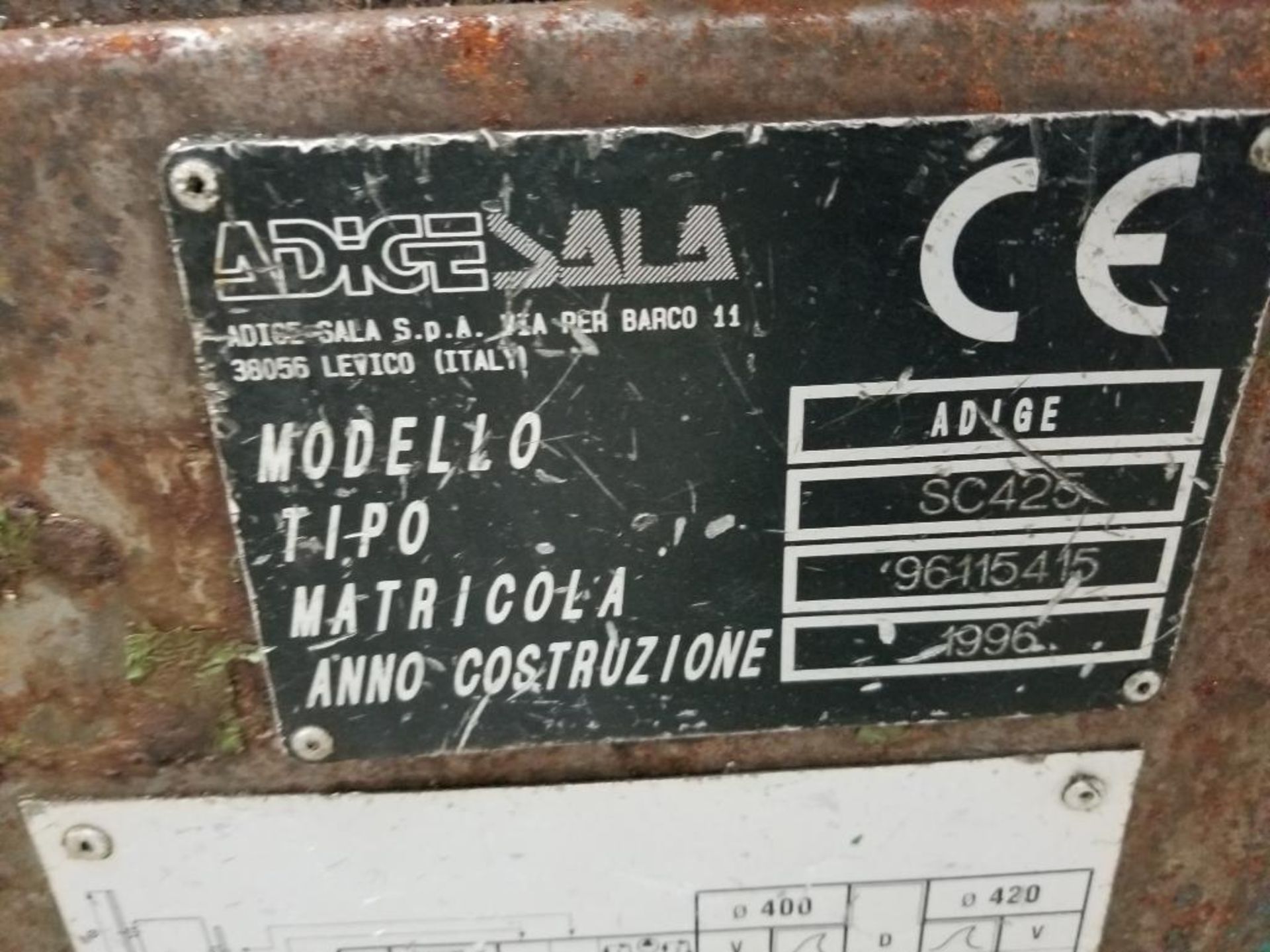 ADICE SC425 cold saw. - Image 2 of 17