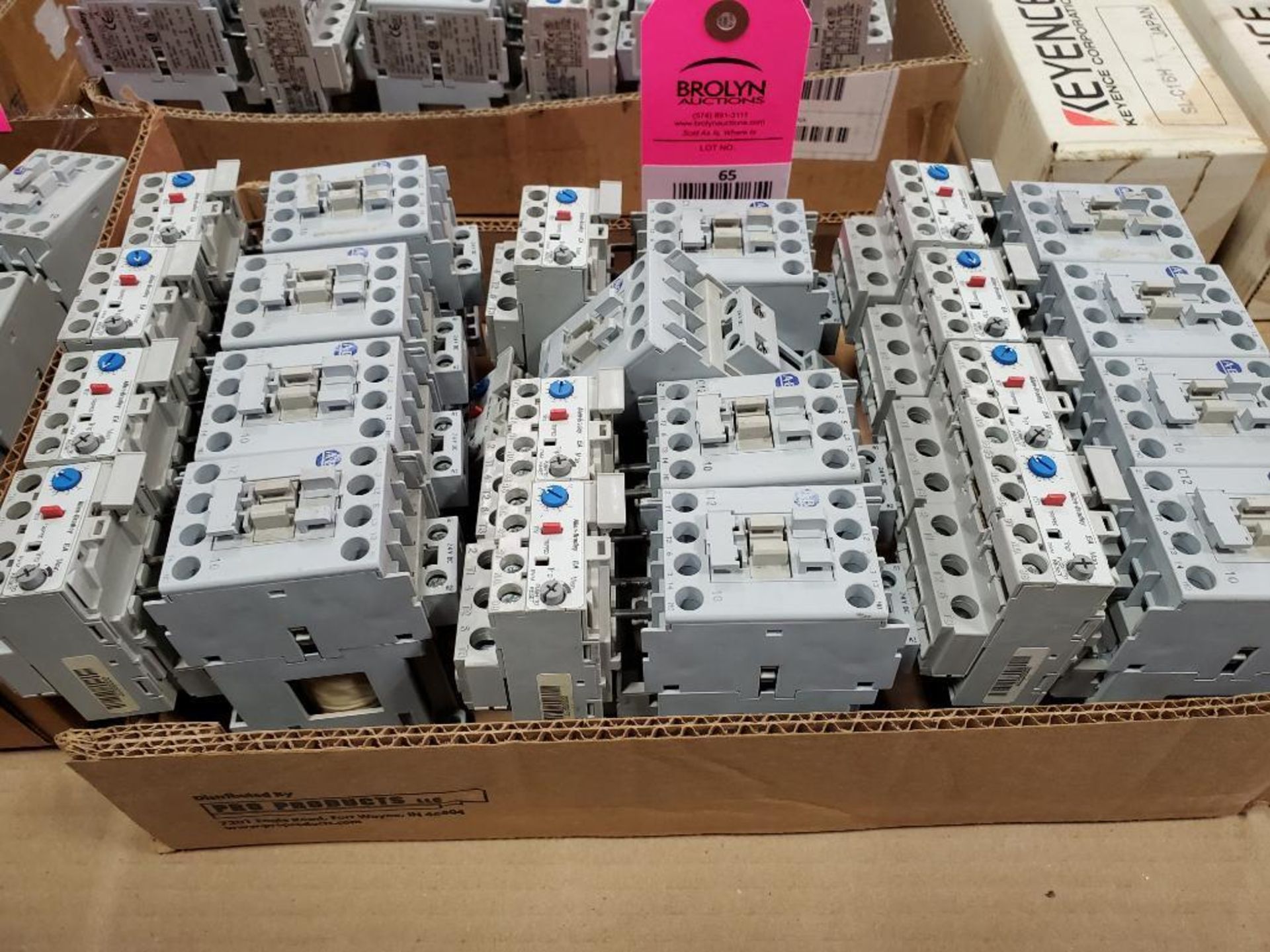 Assorted Allen Bradley contactors.