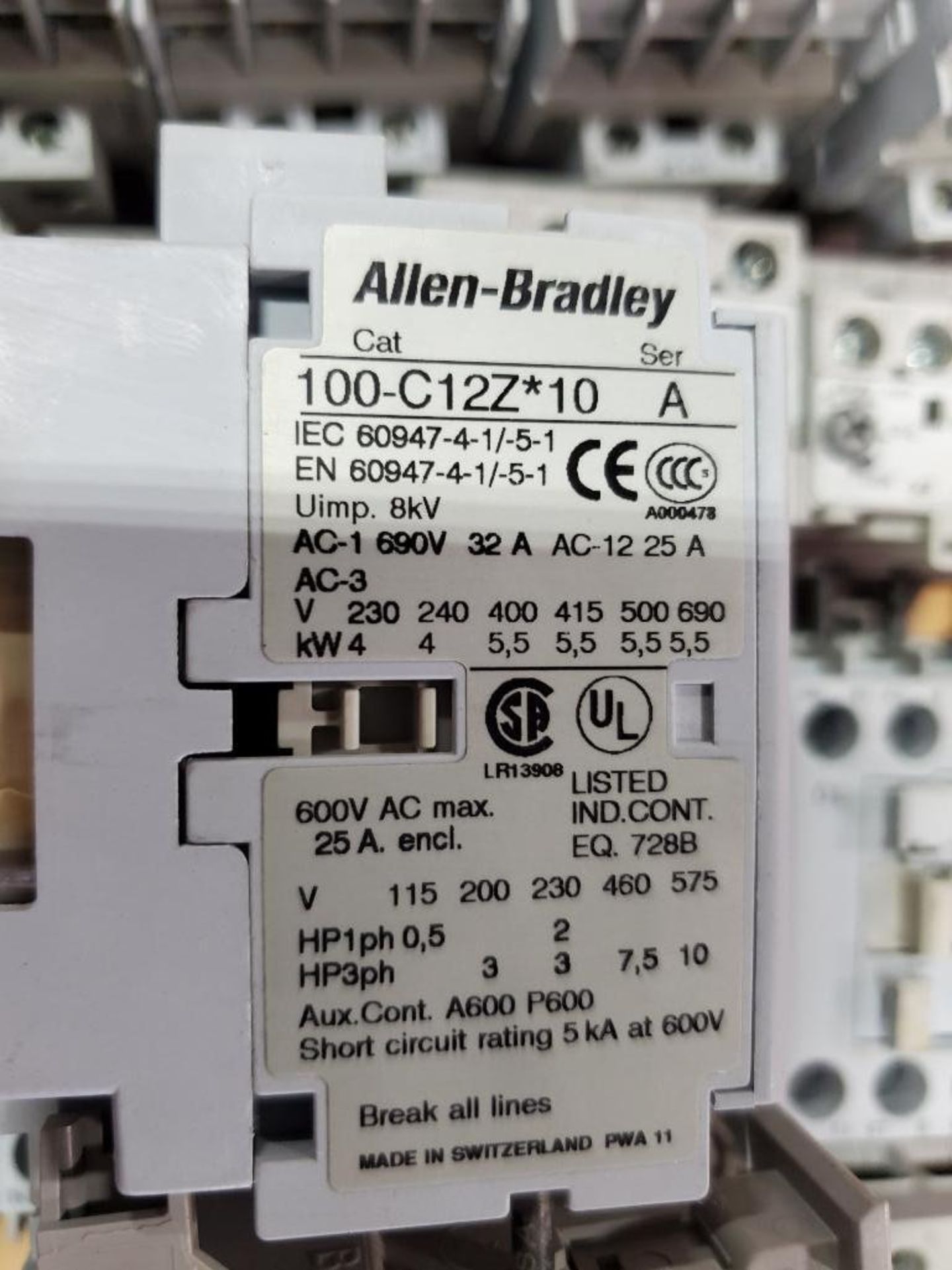 Assorted Allen Bradley contactors. - Image 5 of 6