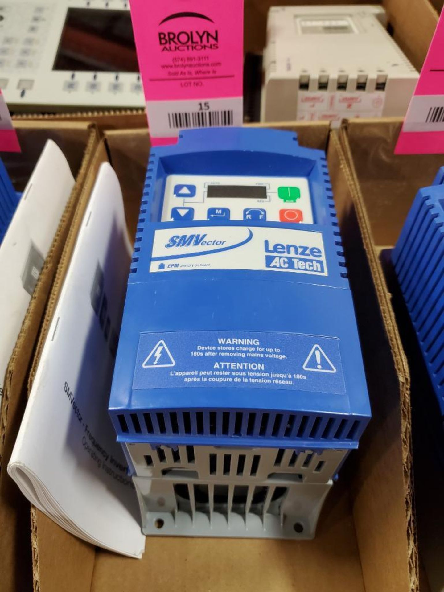 5hp Lenze AC Tech drive. Part number ESV402N02TXB.