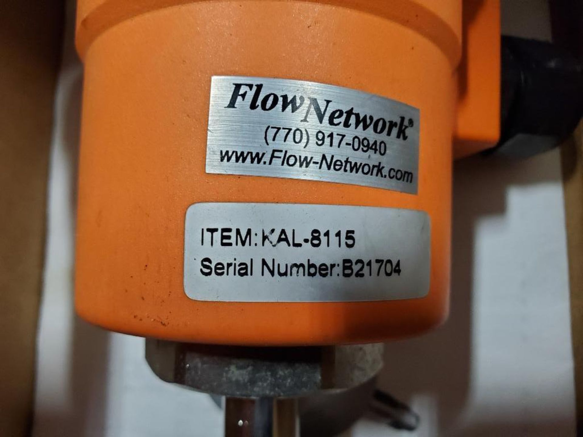 Flow Network flow sensor. Part number KAL-8115. - Image 3 of 5