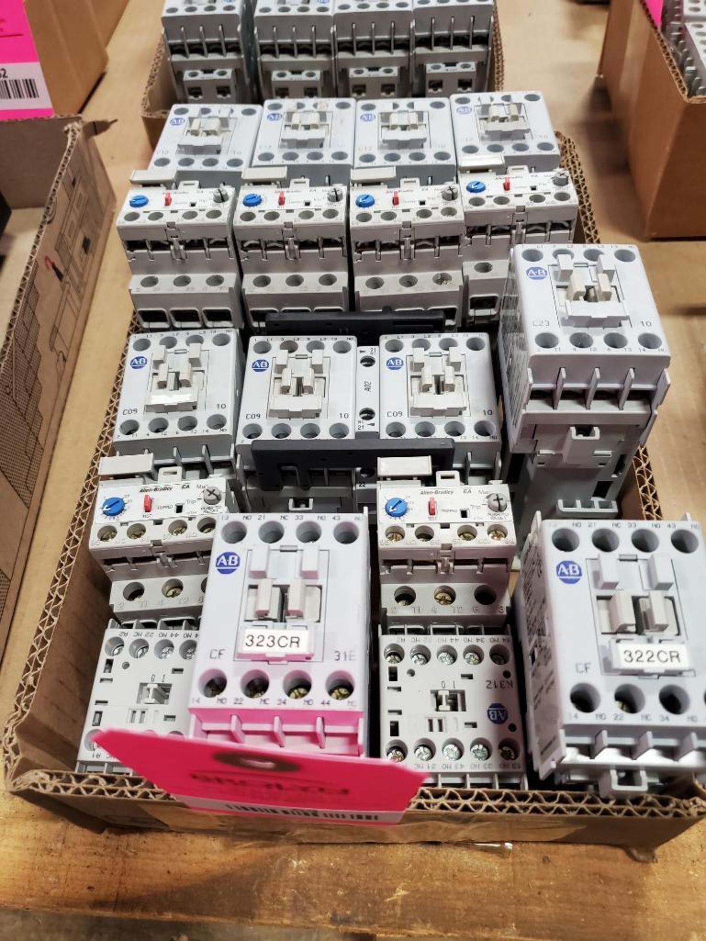 Assorted Allen Bradley contactors.