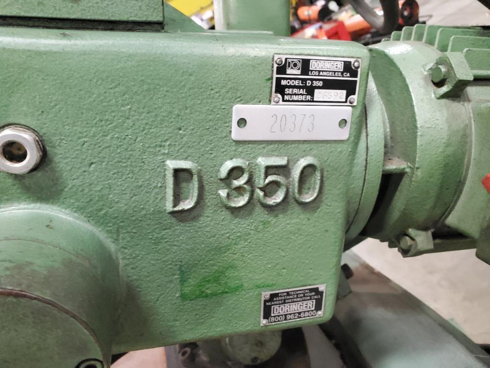 Doringer D350 cold saw with swivel base. - Image 3 of 11