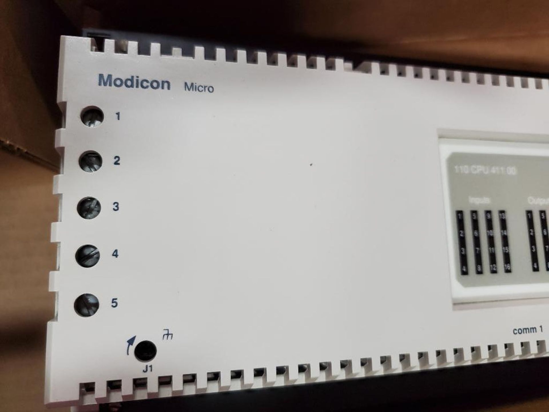 Modicon micro CPU. Part number 110-CPU-411-00. - Image 3 of 4