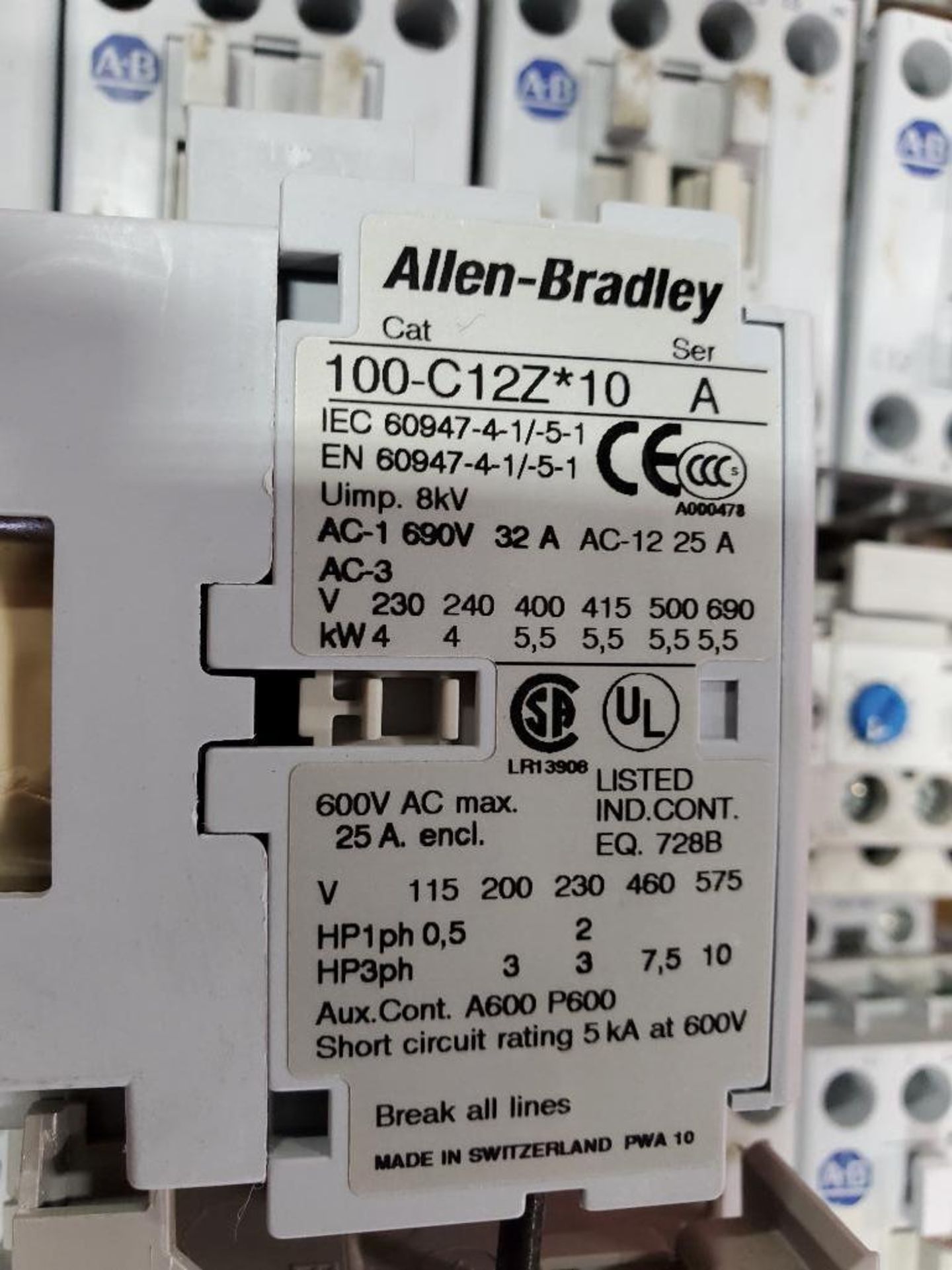 Assorted Allen Bradley contactors. - Image 4 of 5