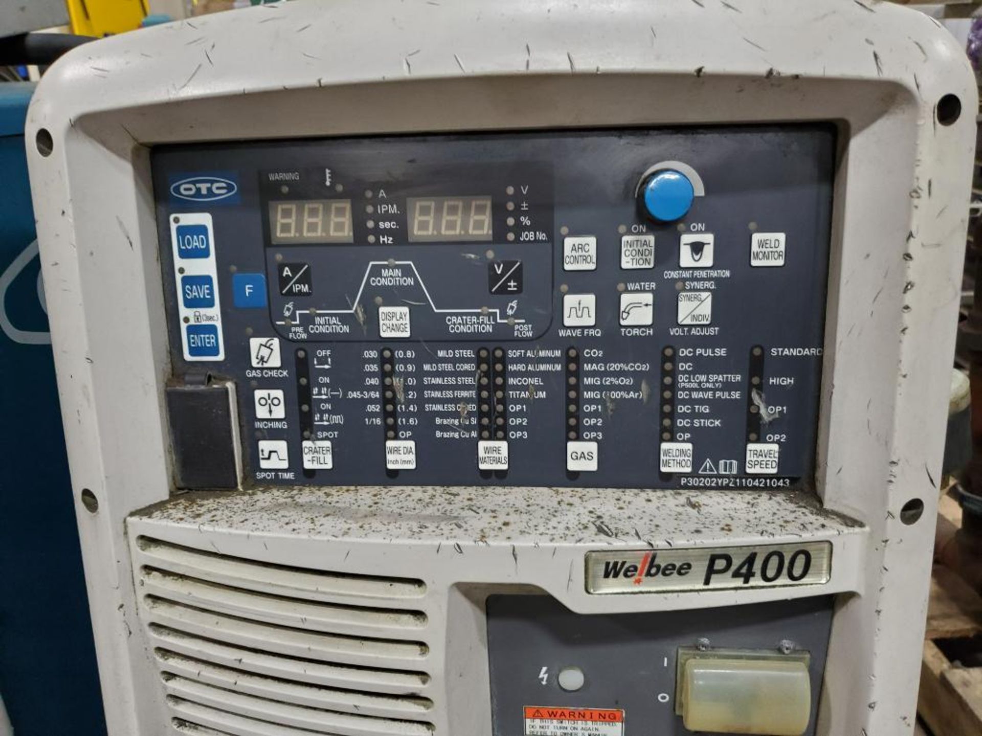 Daihen OTC dc welding power source. Welbee P400 WB-P400. - Image 2 of 4