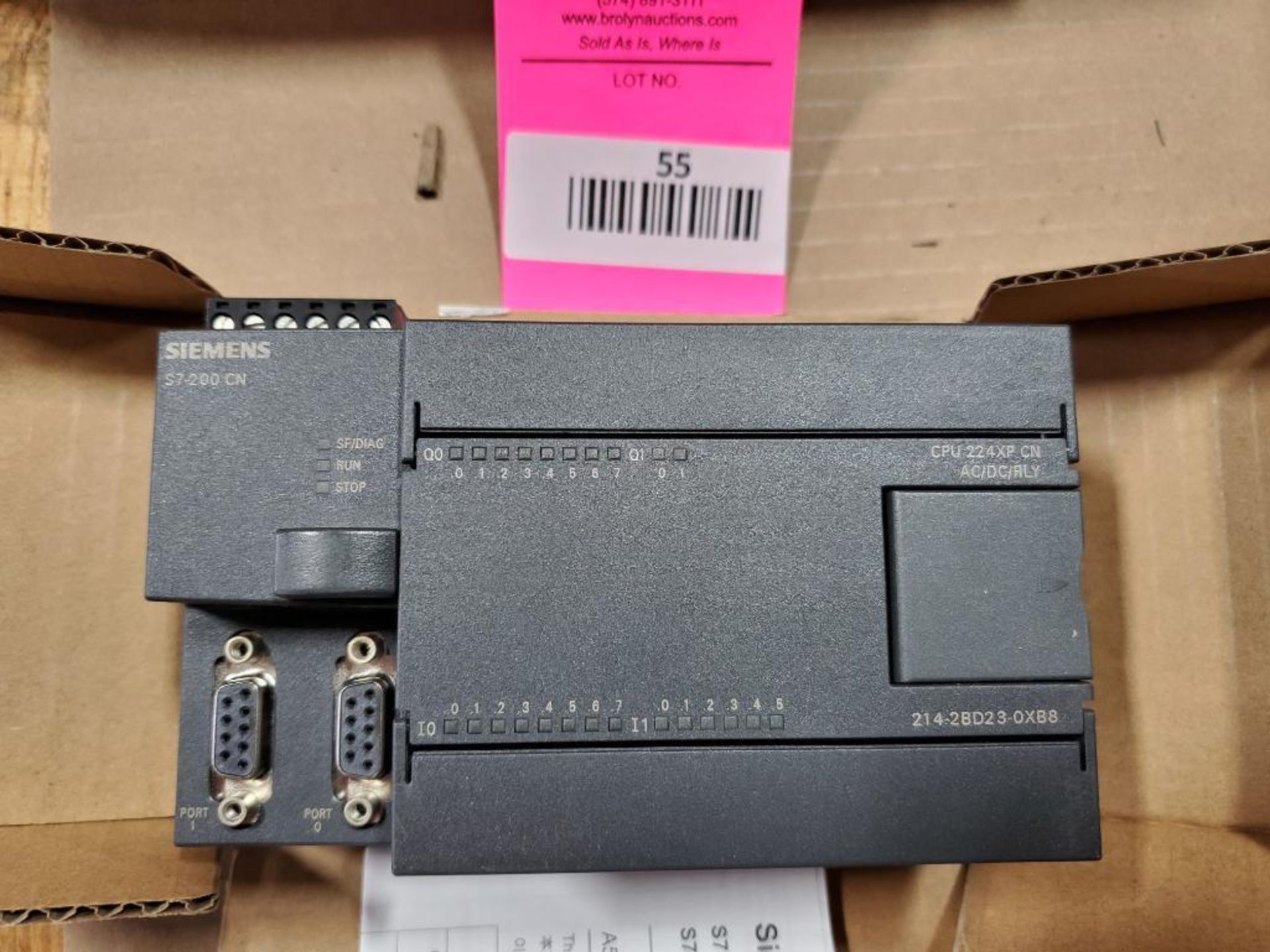 Siemens micro controller. Part number 1P-6ES7-214-2BD23-0XB8. New in box.