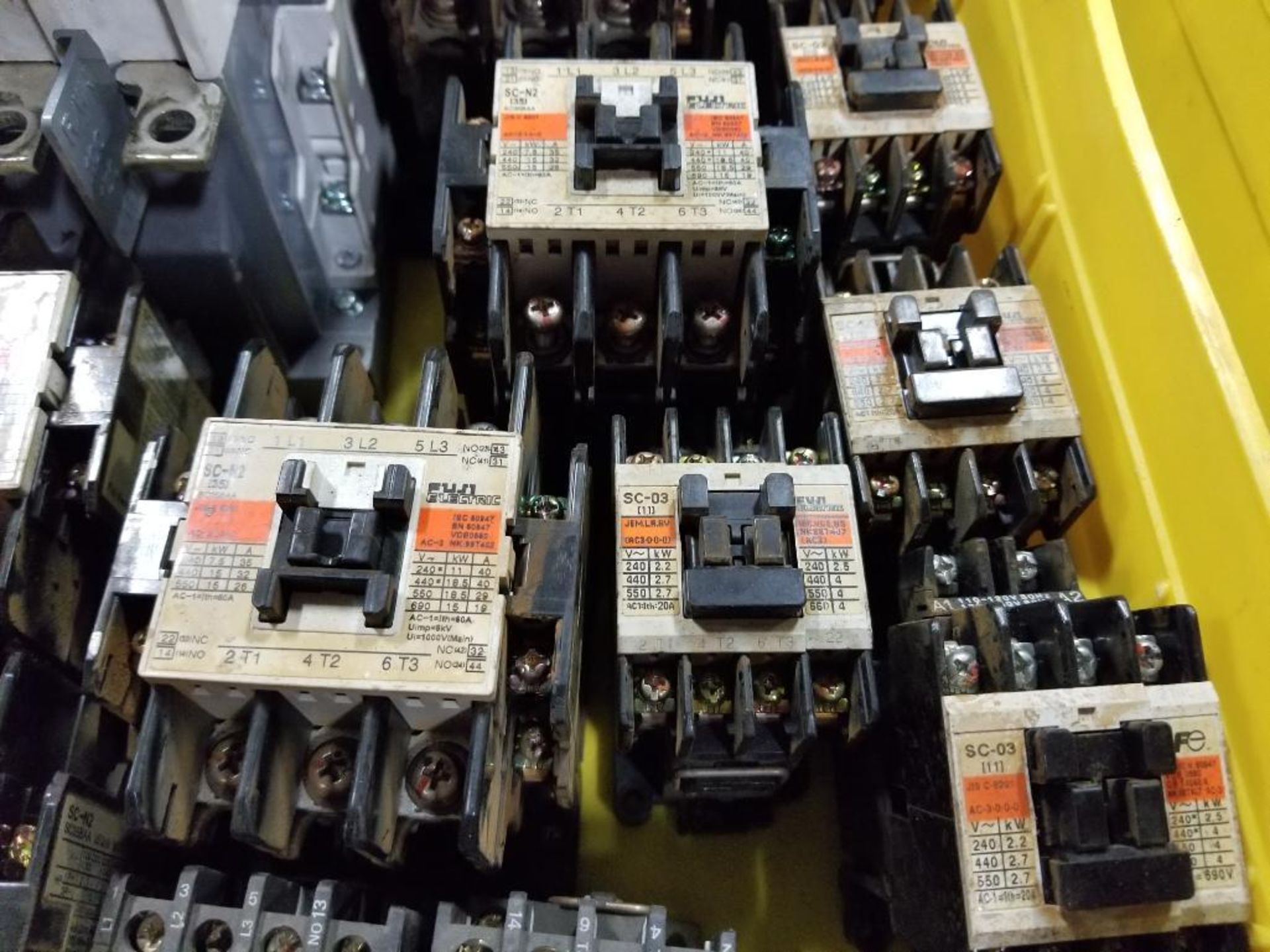 Assorted electrical contactor and relays. GE, Fuji, Cerus Industrial. - Image 3 of 9