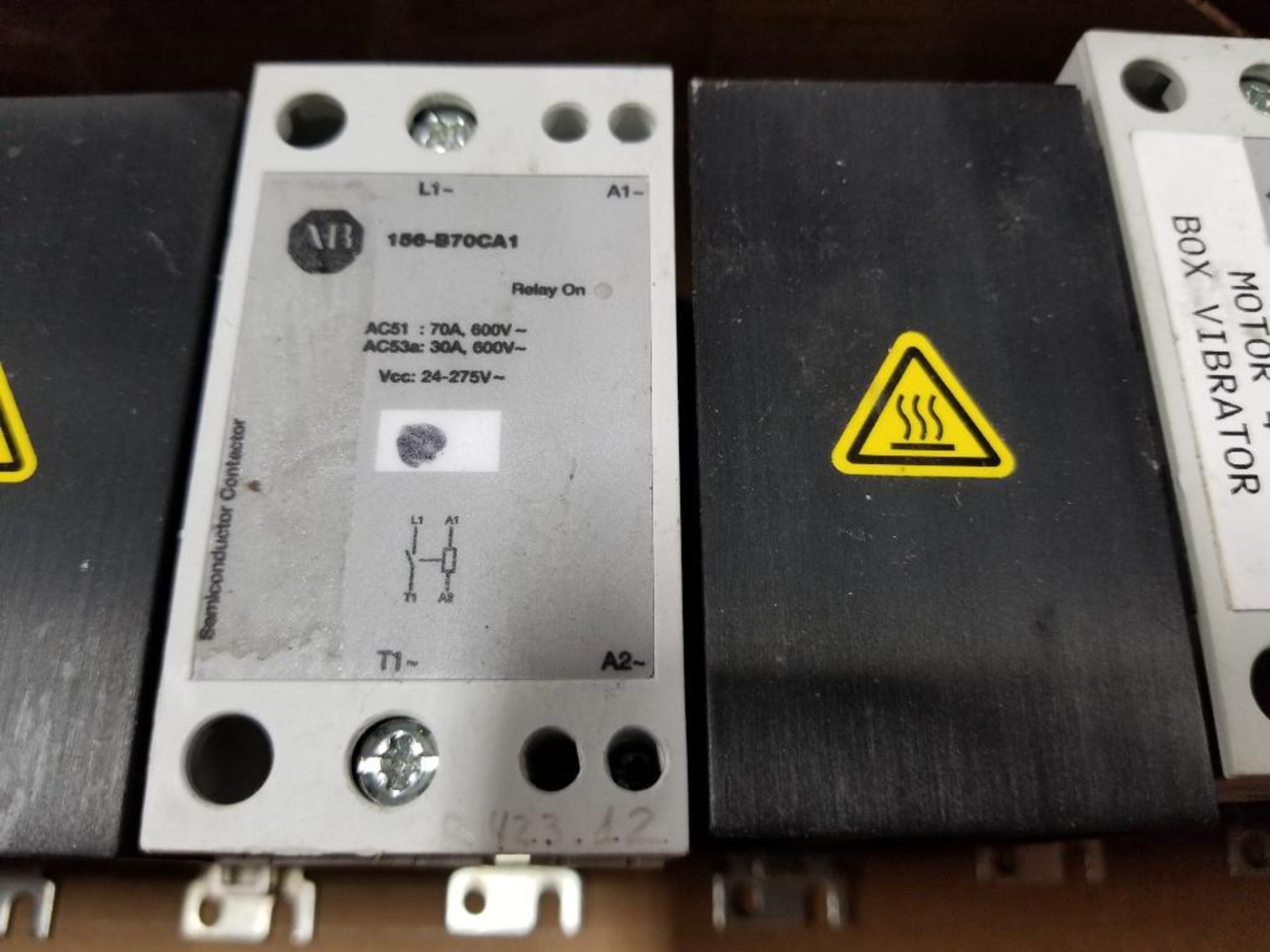 Qty 3 - Allen Bradley 156-B70CA1 semiconductor contactor. - Image 2 of 5