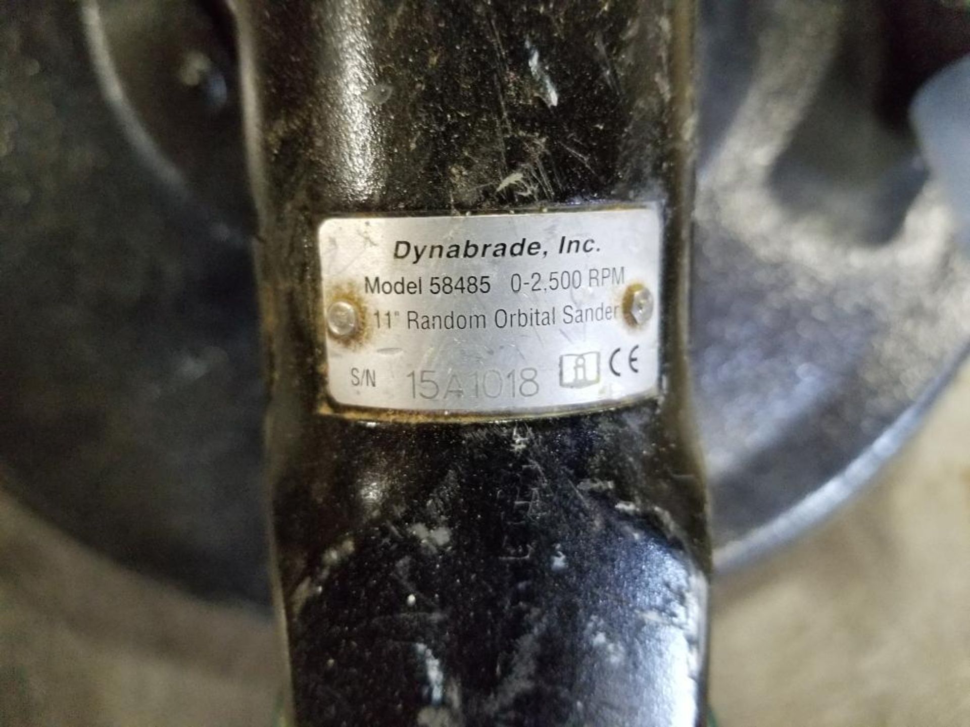 Dynabrade INC 58485 11"random orbital sander. - Image 3 of 4