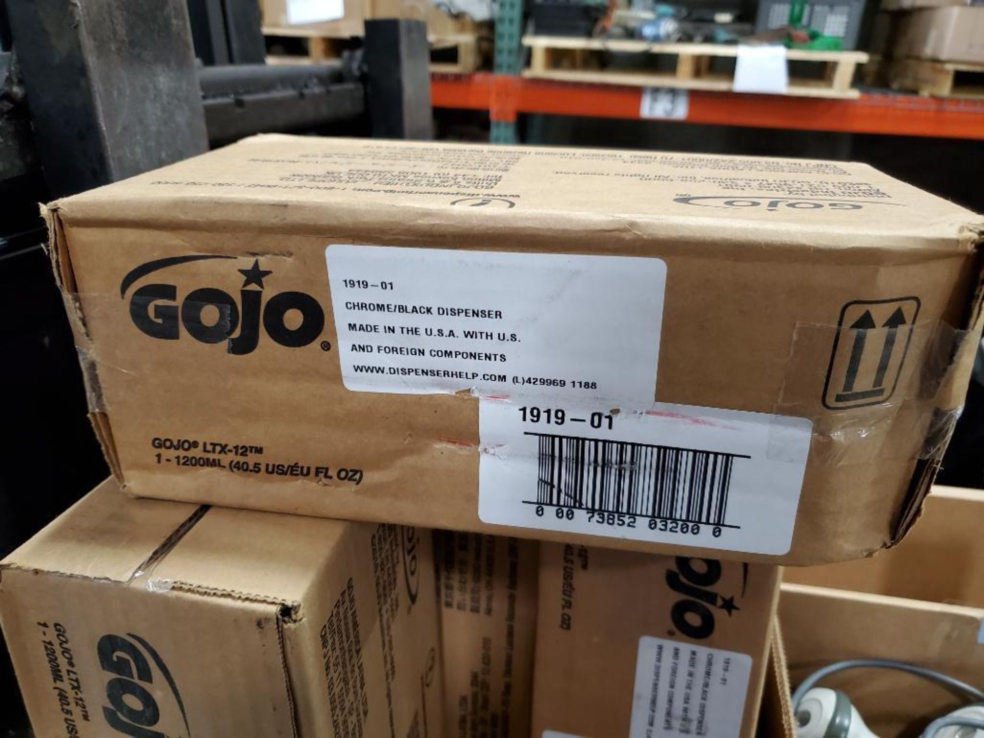 Qty 4 - GOJO 1919-01 Chrome/Black dispenser. New in box. - Image 2 of 5