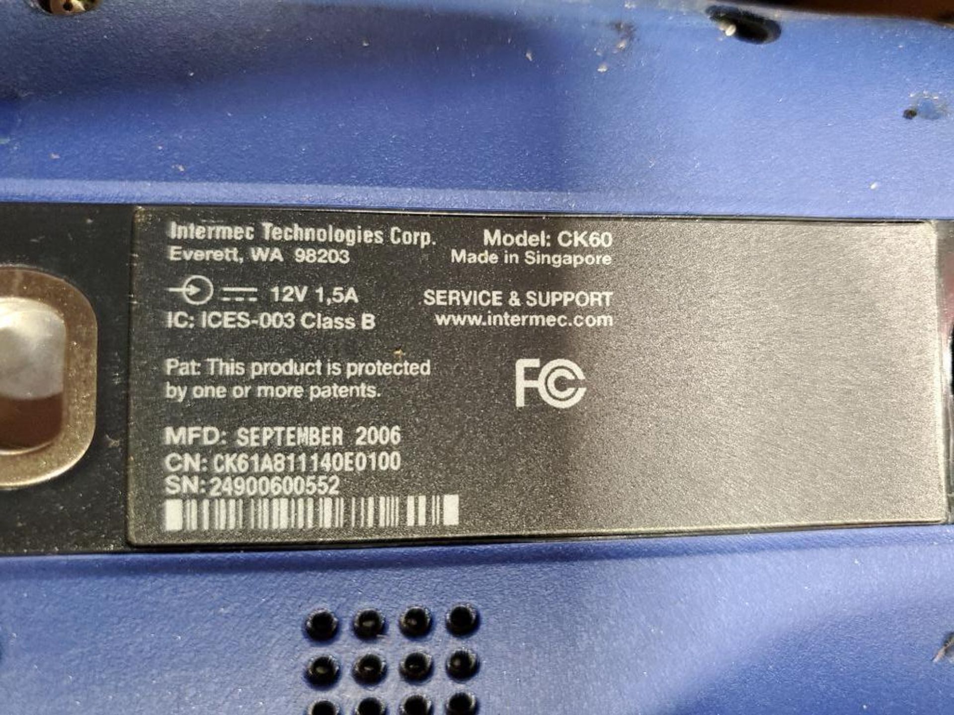 Qty 3 - Intermec Technologies Corp. CK60 mobile computer / barcode scanner. - Image 6 of 6