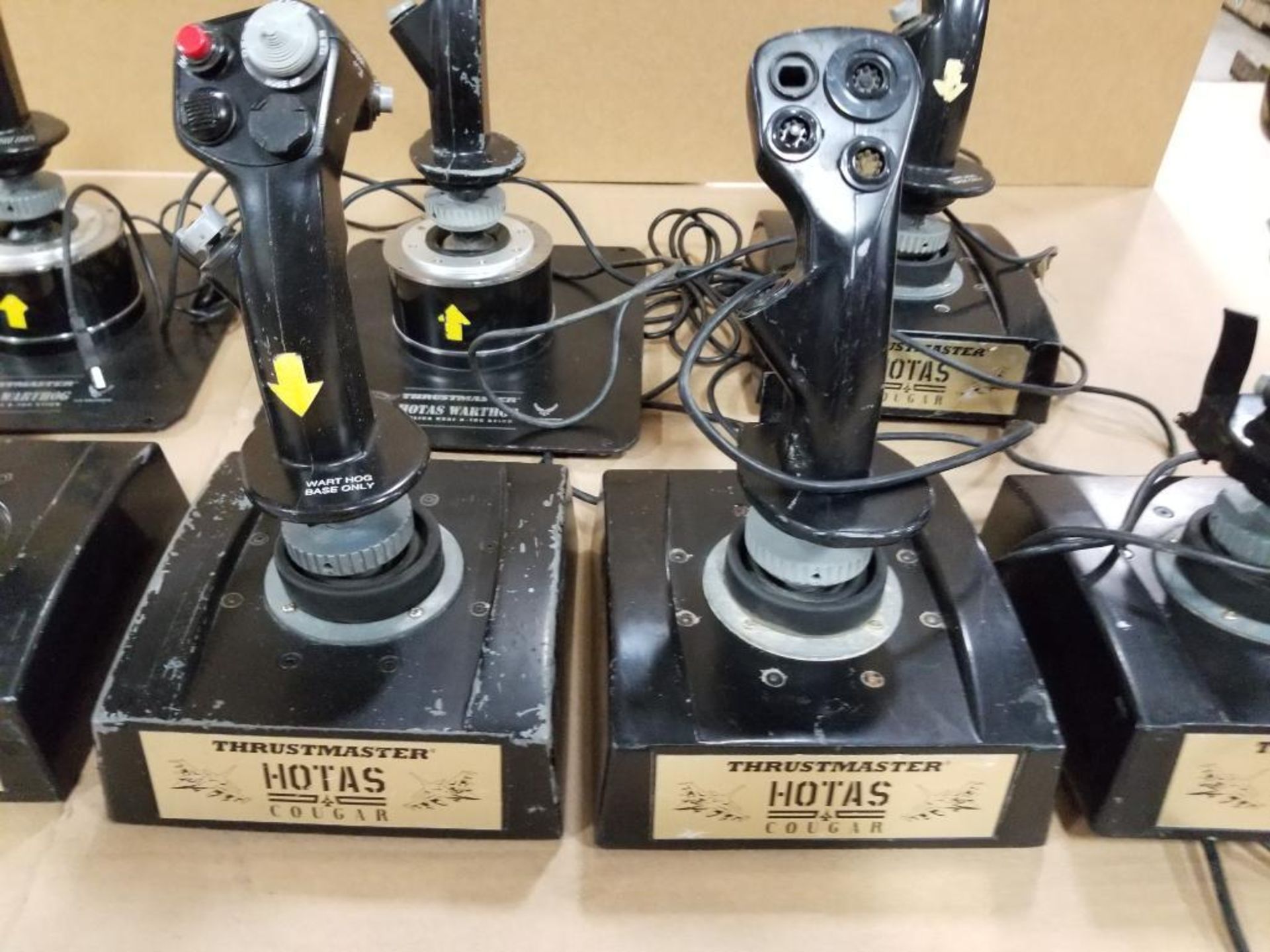 Assorted Thrustmaster Hotas Warthog joysticks. - Image 2 of 6