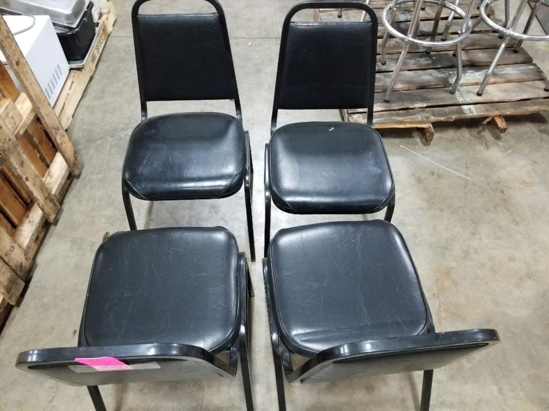 4 chairs.