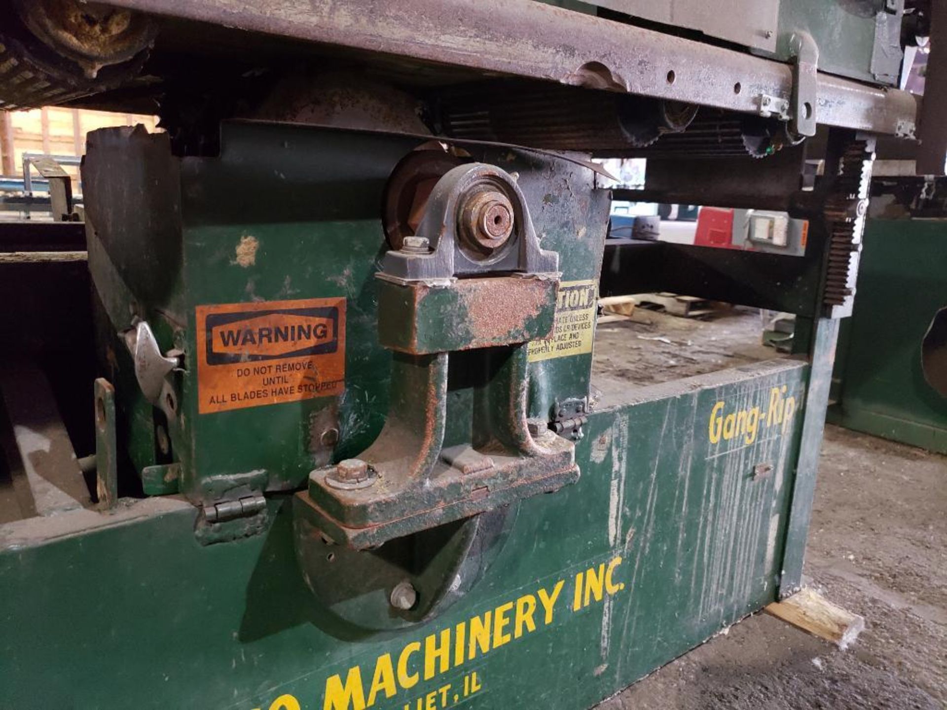 Danco Machinery gang rip saw. Needs arbor motor. 3hp feed motor. 3ph 230/460v. - Image 12 of 21