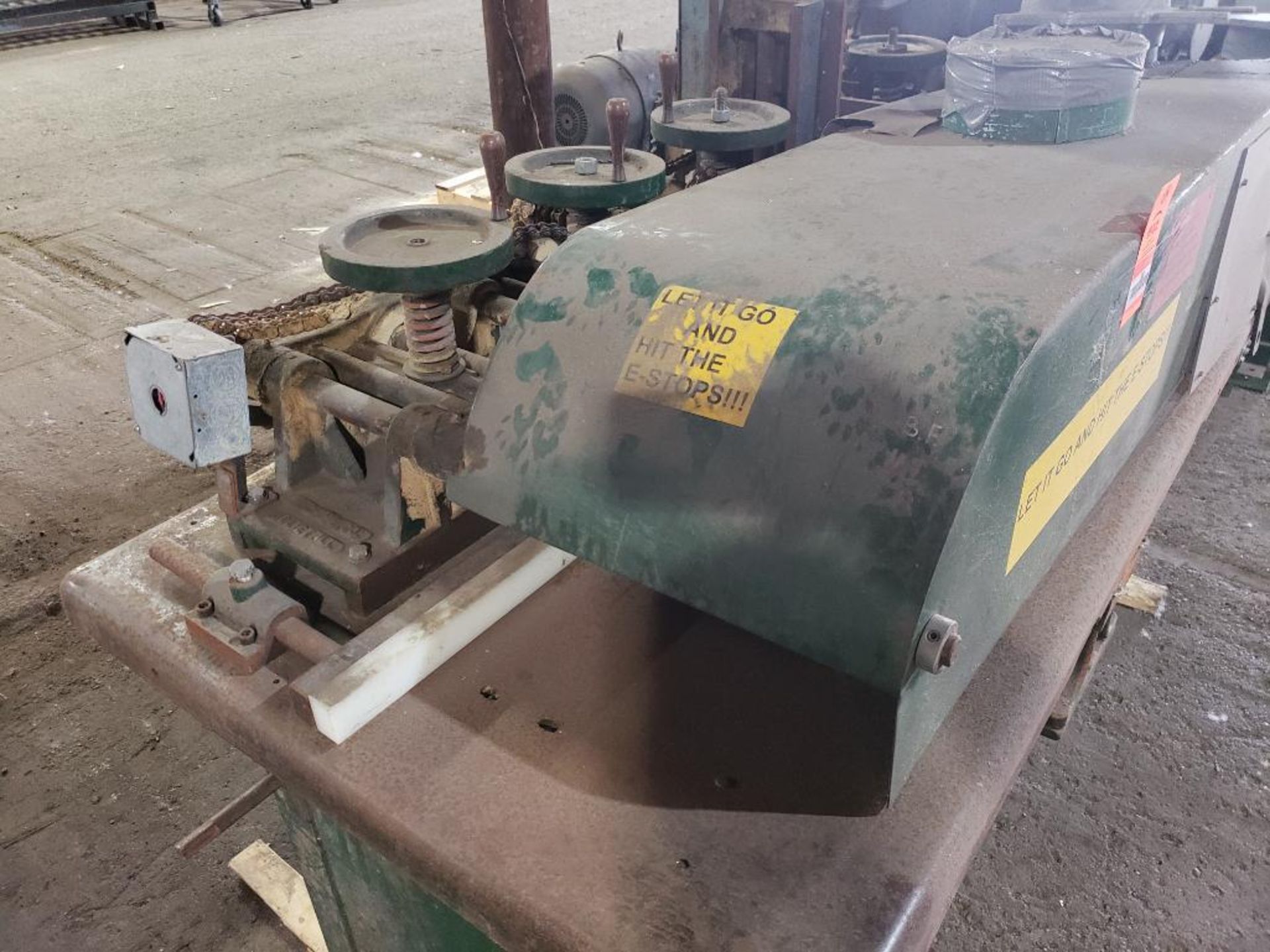 Danco Machinery gang rip saw. Needs arbor motor. 3hp feed motor. 3ph 230/460v. - Image 9 of 21