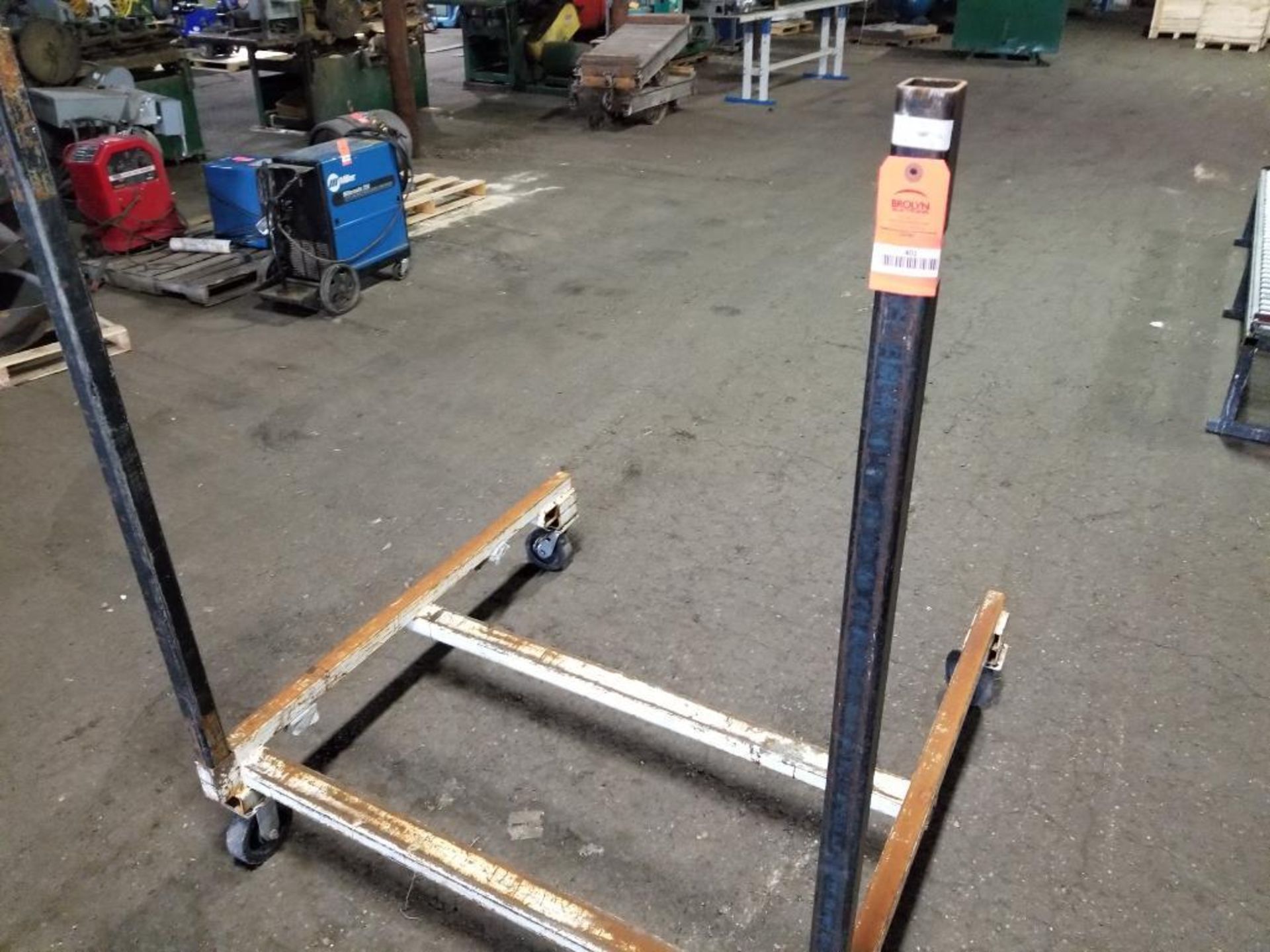Steel lumber cart. 55x54x70 WxDxH. - Image 2 of 4