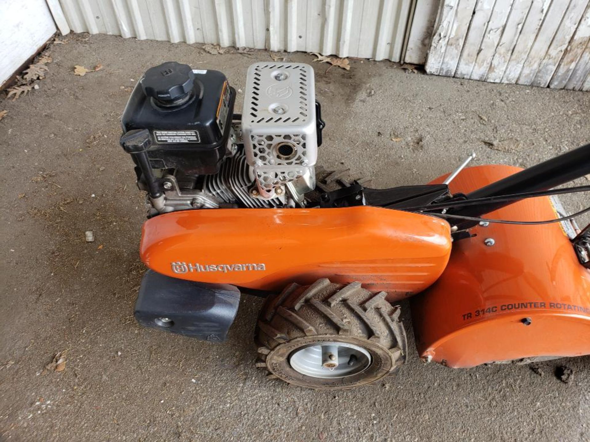 Husqvarna TR314C HX208 rotating rear tine tiller. - Image 6 of 14