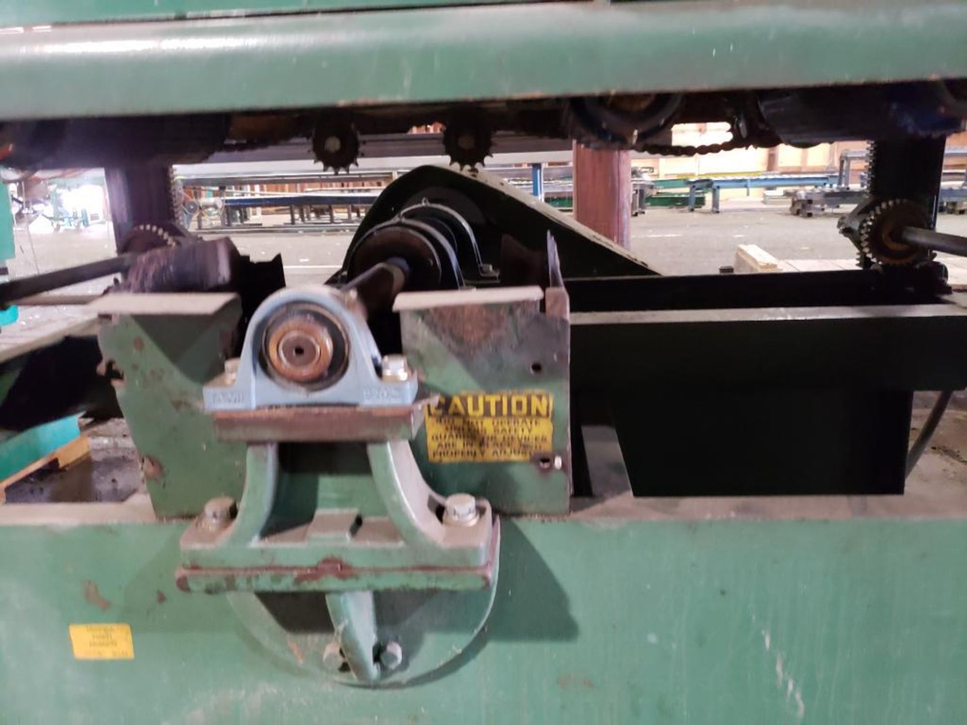 Alden Machinery gang rip saw. 30hp arbor motor. Needs feed motor. 3ph 230/460v. - Image 4 of 14