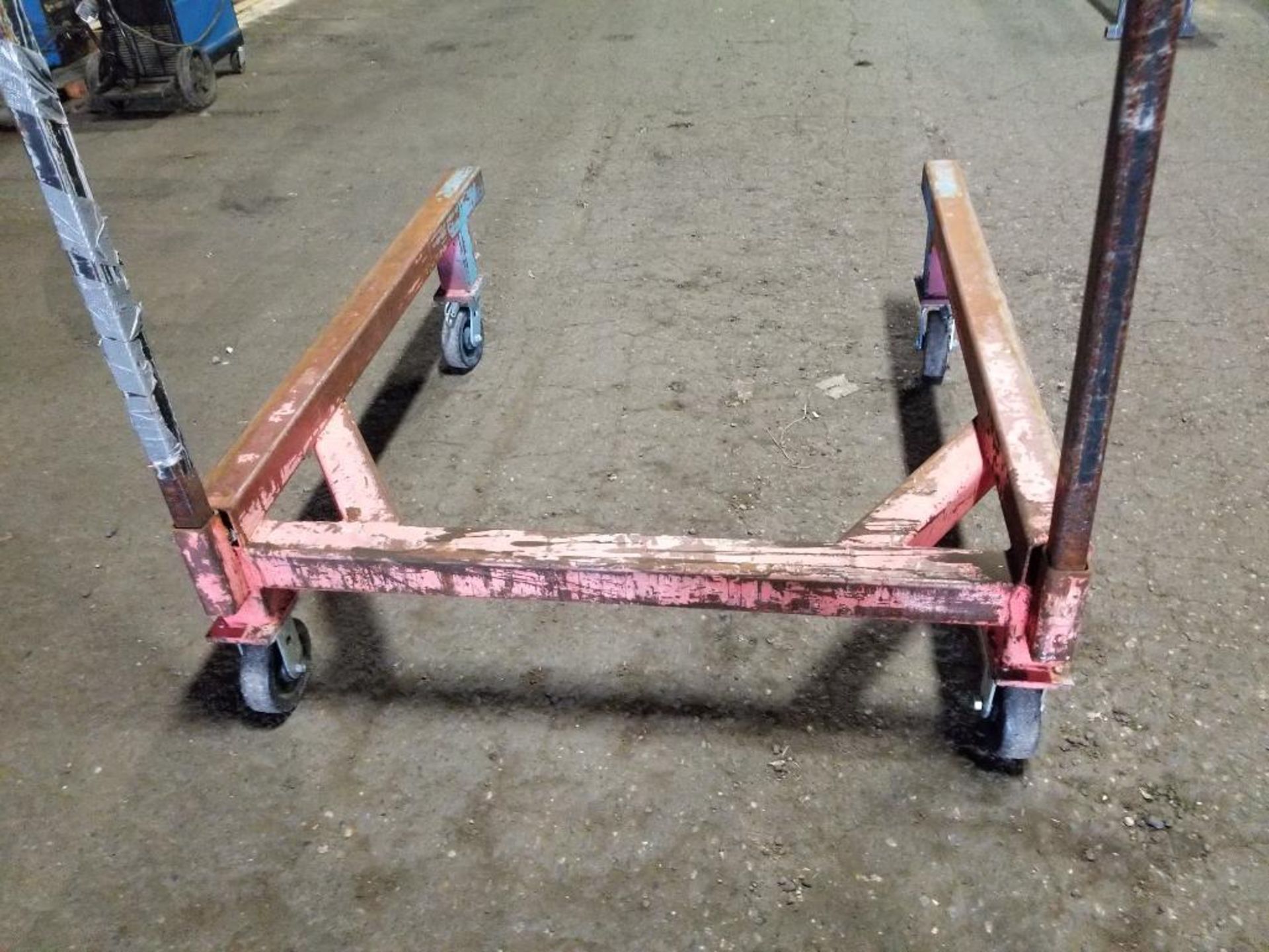Steel lumber cart. 48x55x71 WxDxH. - Image 2 of 3