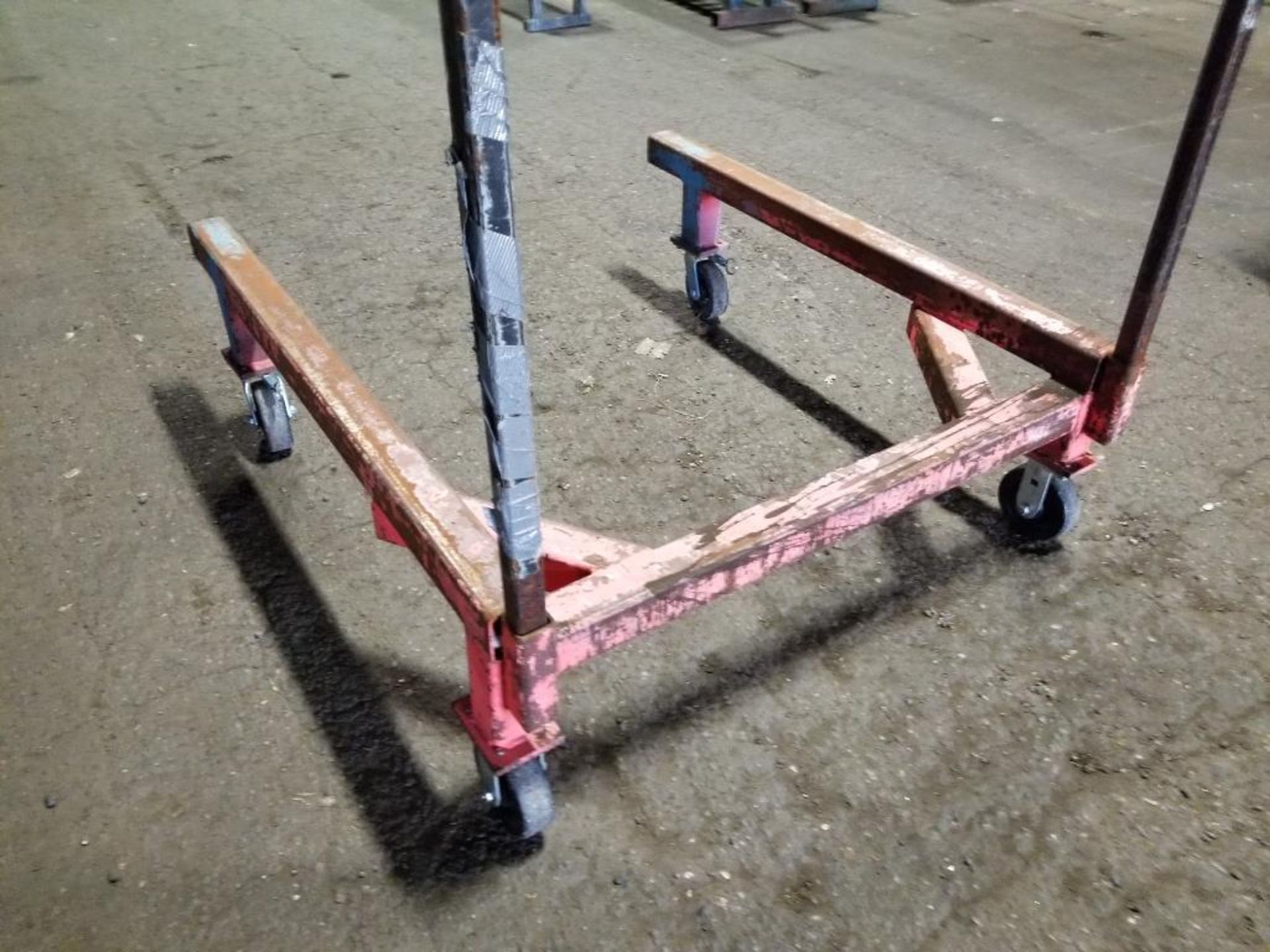 Steel lumber cart. 48x55x71 WxDxH. - Image 3 of 3