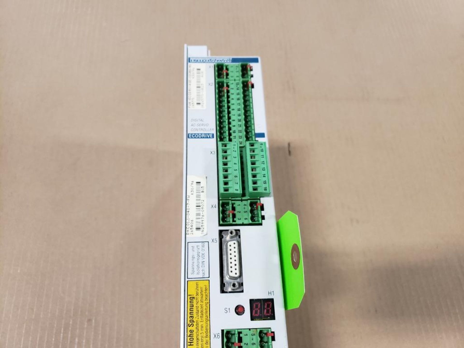 Indramat DKC01.1-040-7-FW digital AC-Servo controller Ecodrive. FWA-ECODRV-ASE-02VRS-MS module. - Image 4 of 7