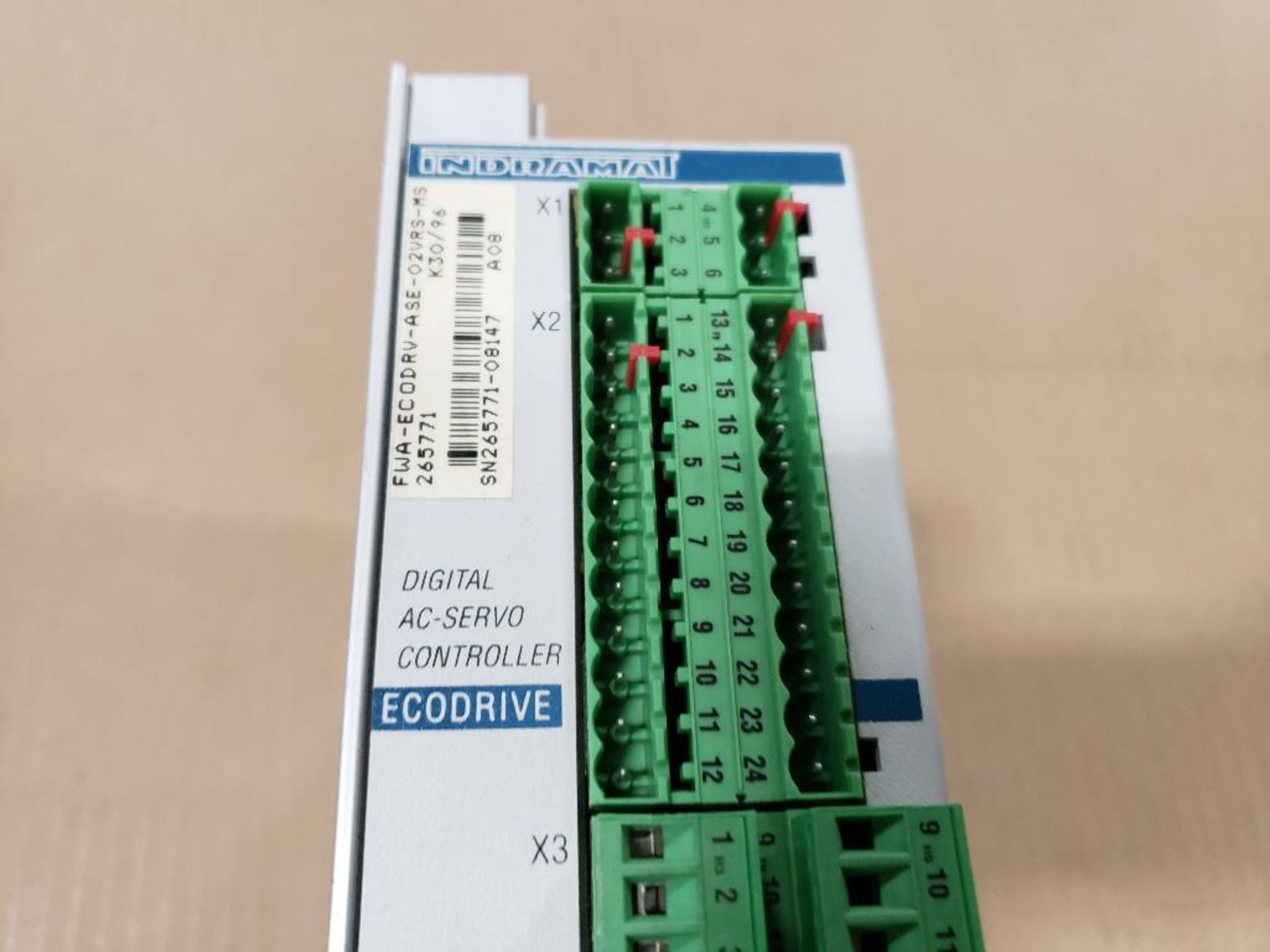 Indramat DKC01.1-040-7-FW digital AC-Servo controller Ecodrive. FWA-ECODRV-ASE-02VRS-MS module. - Image 4 of 9