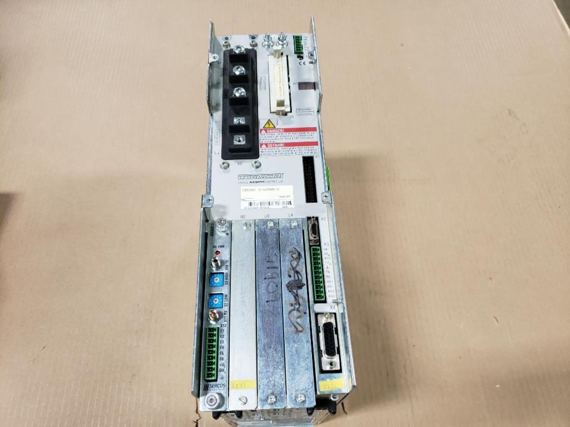 Indramat DDS02.2-W200-B digital AC servo controller. W/ FWC-DSM2.3-ELS-03V34-MS firmware module. - Image 4 of 7