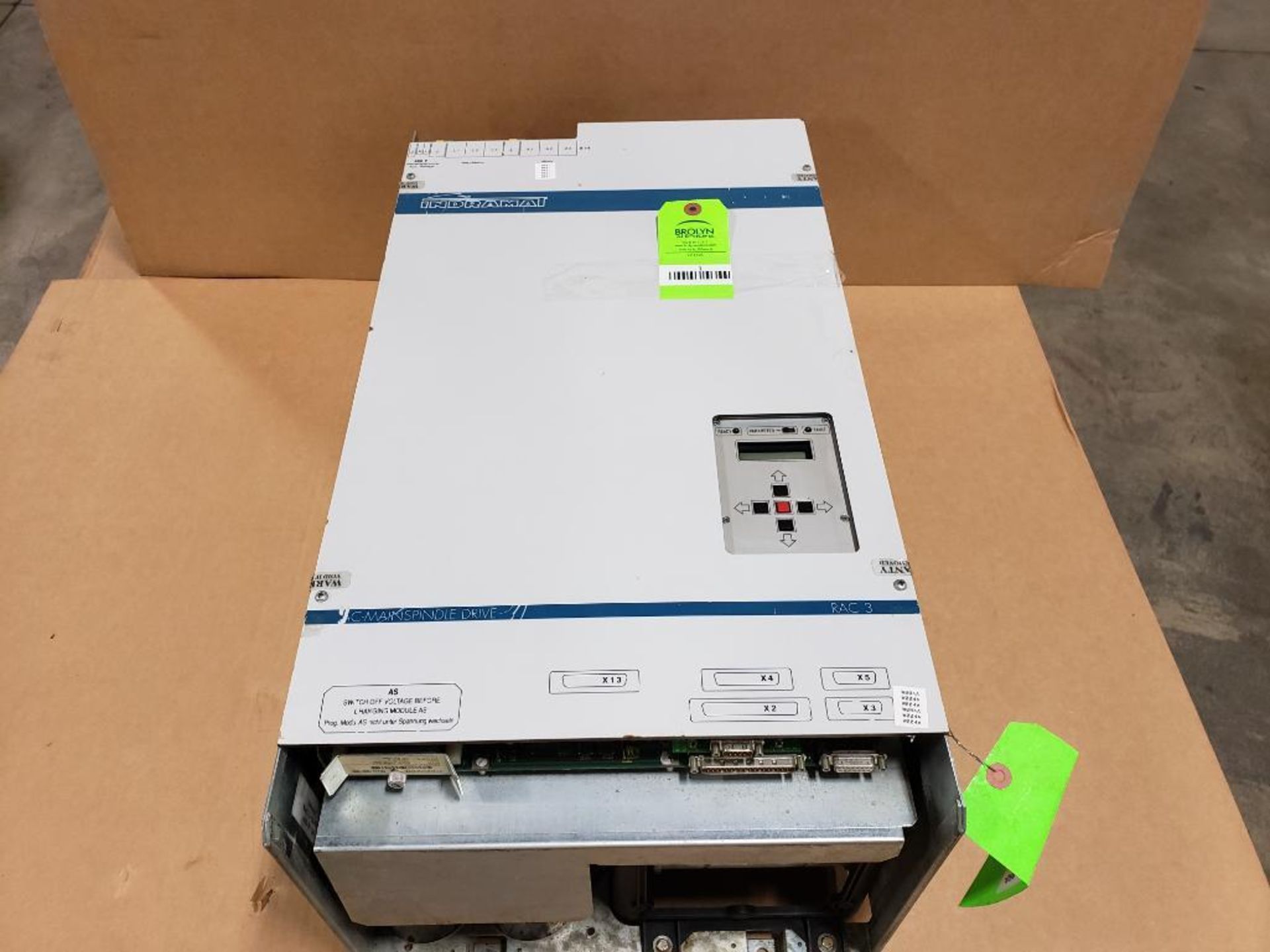 Indramat RAC3.5-150-460-A00-W1-220 AC-Main spindle drive. - Image 2 of 8