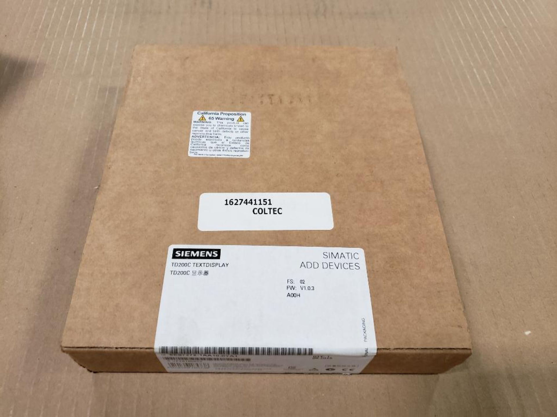 Siemens 6ES7272-1AA10-0YA1 text display panel. Sealed box. - Image 3 of 6