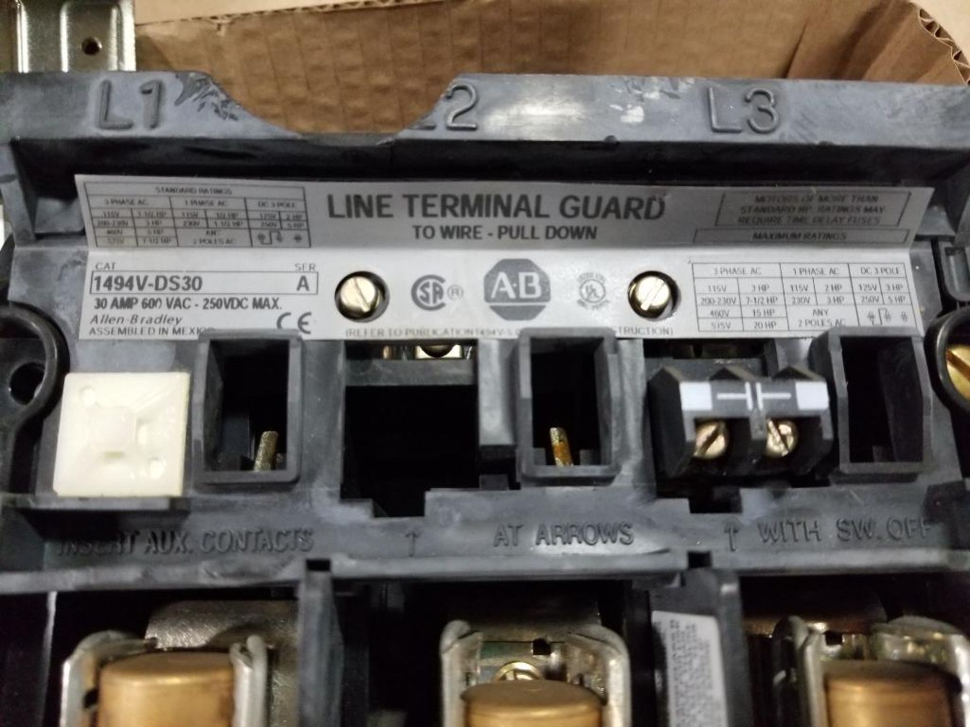 Assorted electrical shut off switch. Allen Bradley, Square-D. - Image 2 of 7