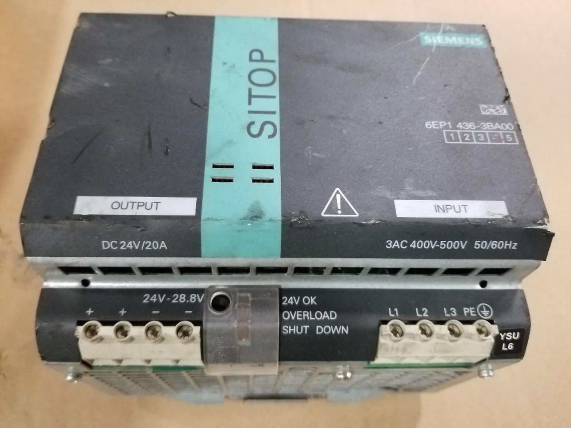 Qty 2 - Siemens SITOP power supply. 6EP1 436-3BA00. - Image 3 of 7