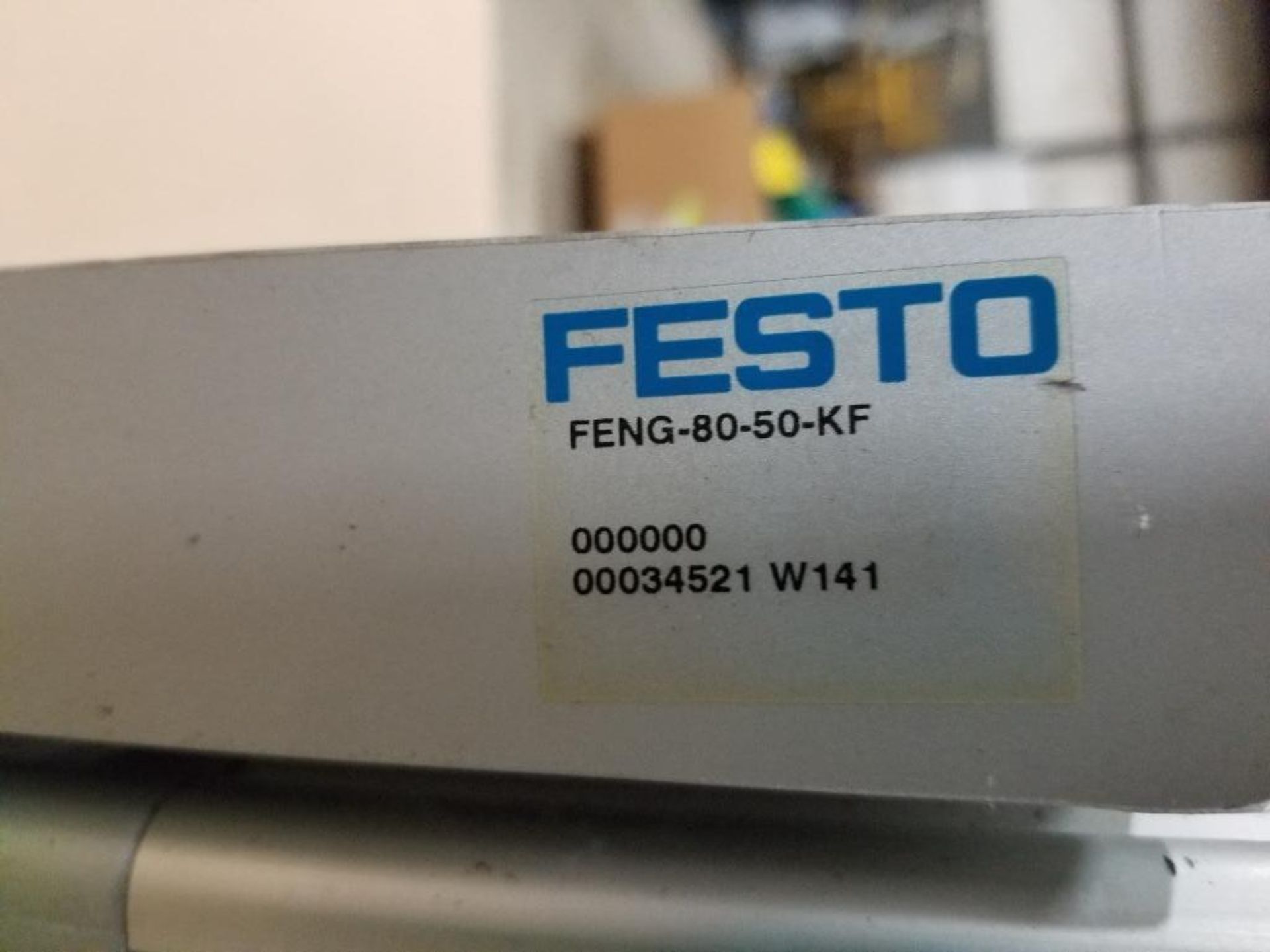 Festo pneumatic cylinder assembly. FENG-80-50-KF, DNC-80-50-PPV. - Image 4 of 7