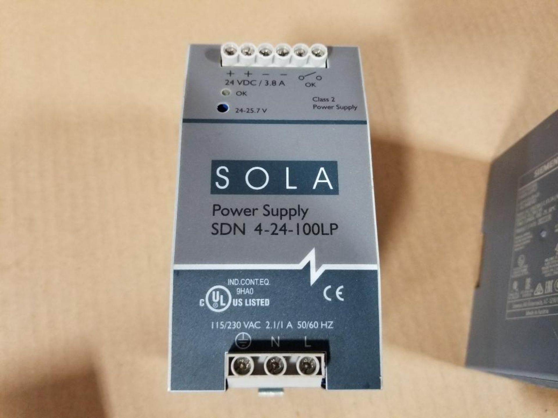 Qty 3 - Assorted electrical power supply. Sola, Siemens. - Image 4 of 9
