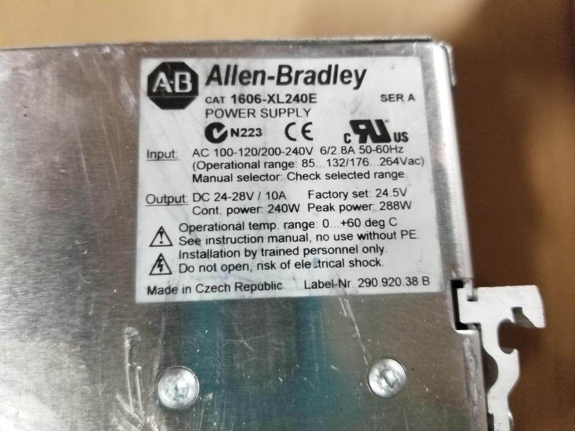 Qty 4 - Assorted electrical power supply. Allen Bradley, Siemens. - Image 6 of 11