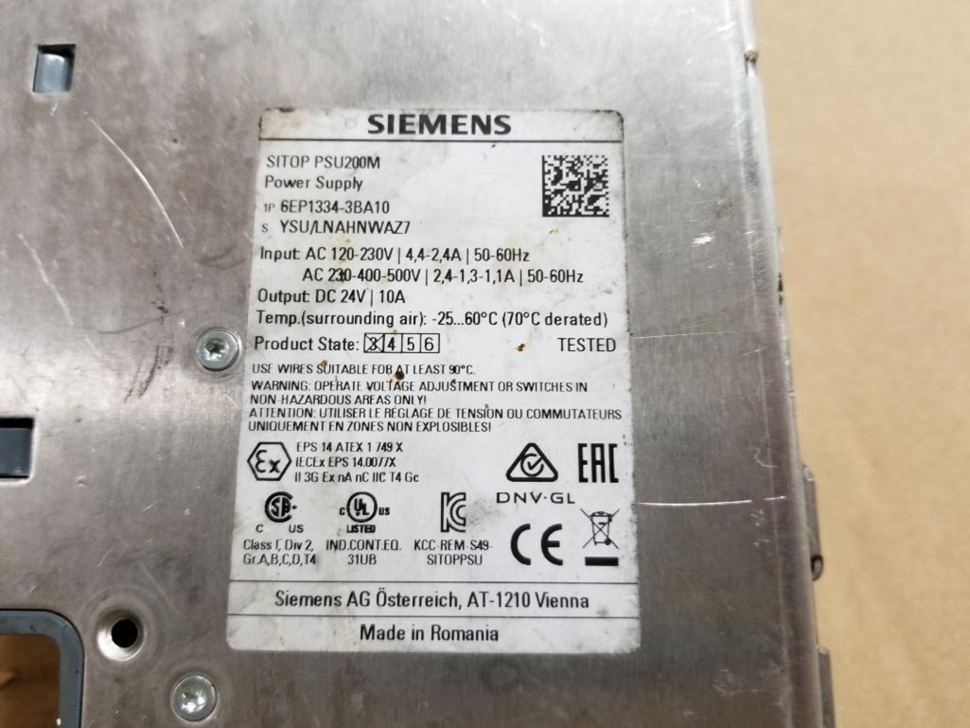 Qty 4 - Assorted electrical power supply. Allen Bradley, Siemens. - Image 10 of 11
