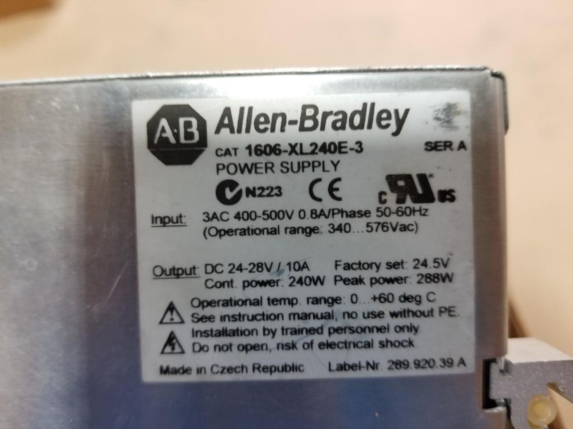 Assorted electrical power supply module. Allen Bradley. - Image 5 of 8