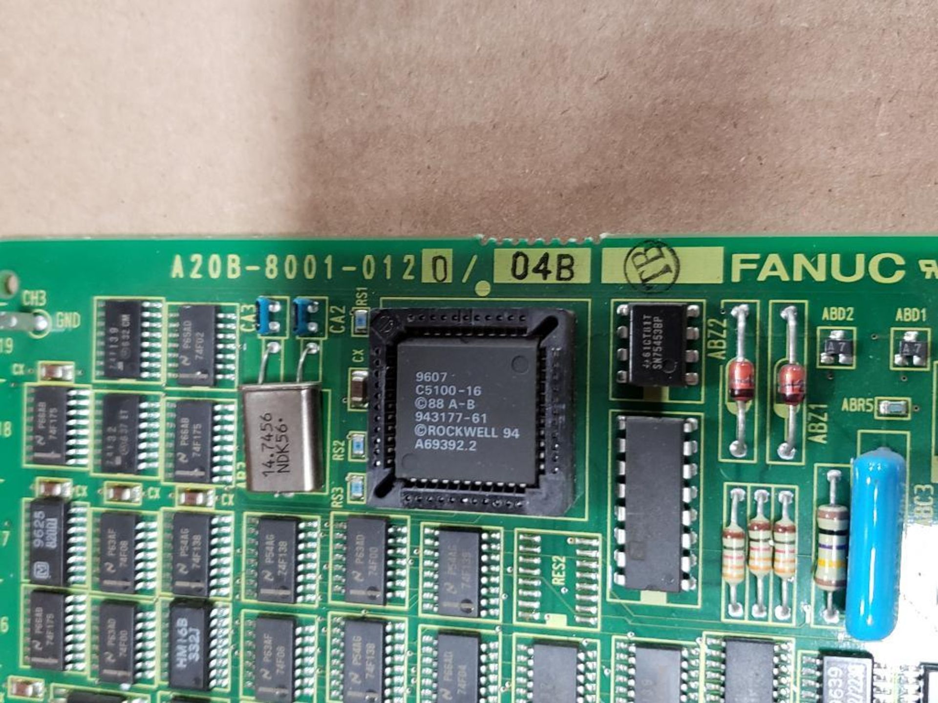 Fanuc control board. Part number A20B-8001-0120/04B. - Image 7 of 8