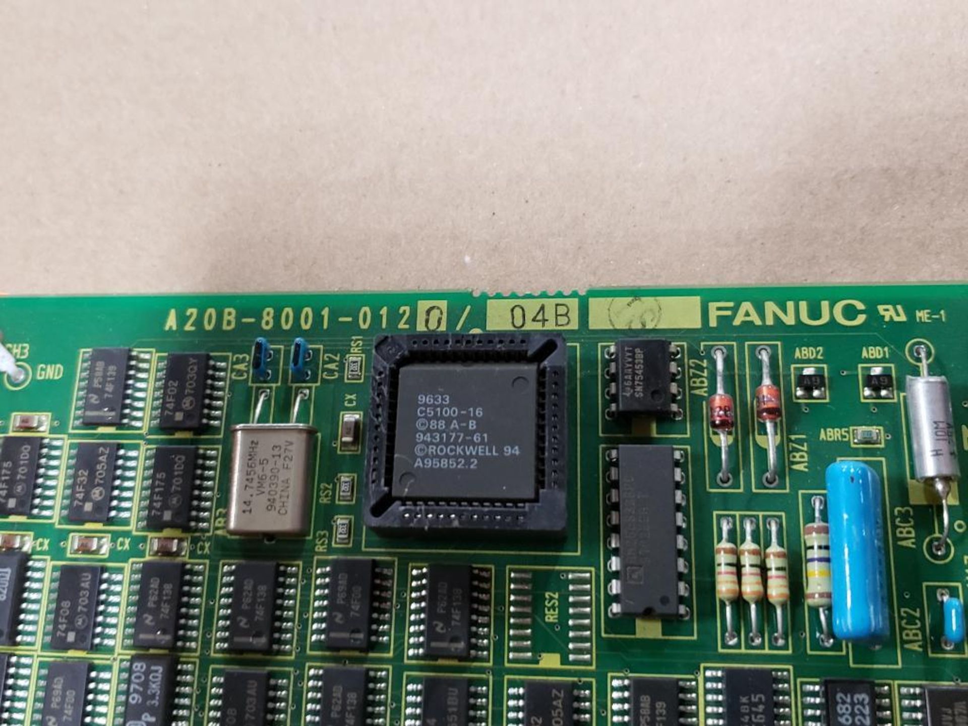 Fanuc control board. Part number A20B-8001-0120/04B. - Image 7 of 8