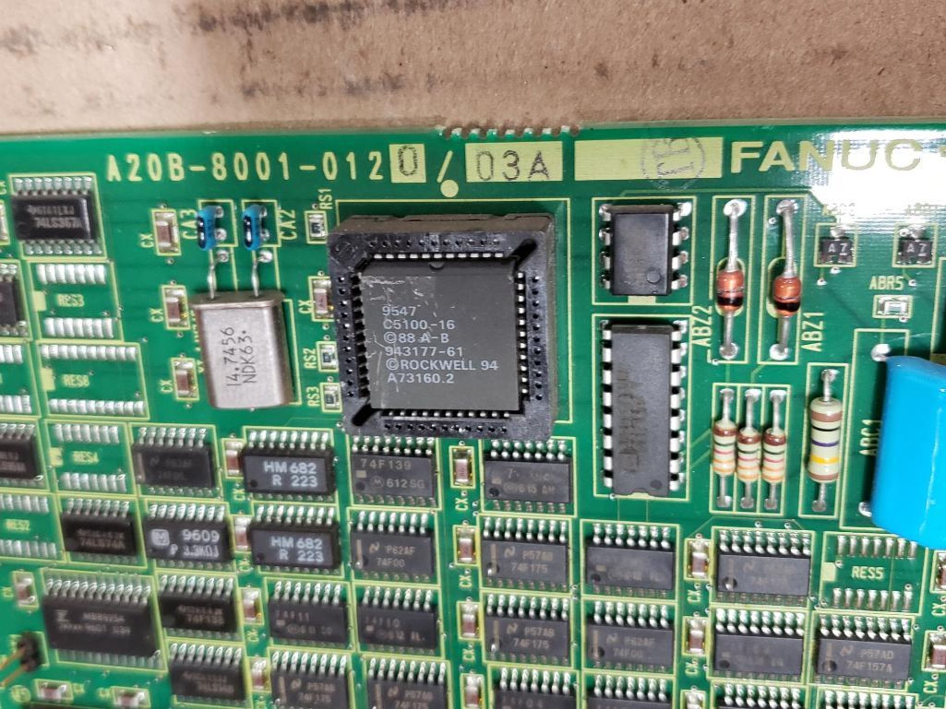 Fanuc control board. Part number A20B-8001-0120/03A. - Image 7 of 8