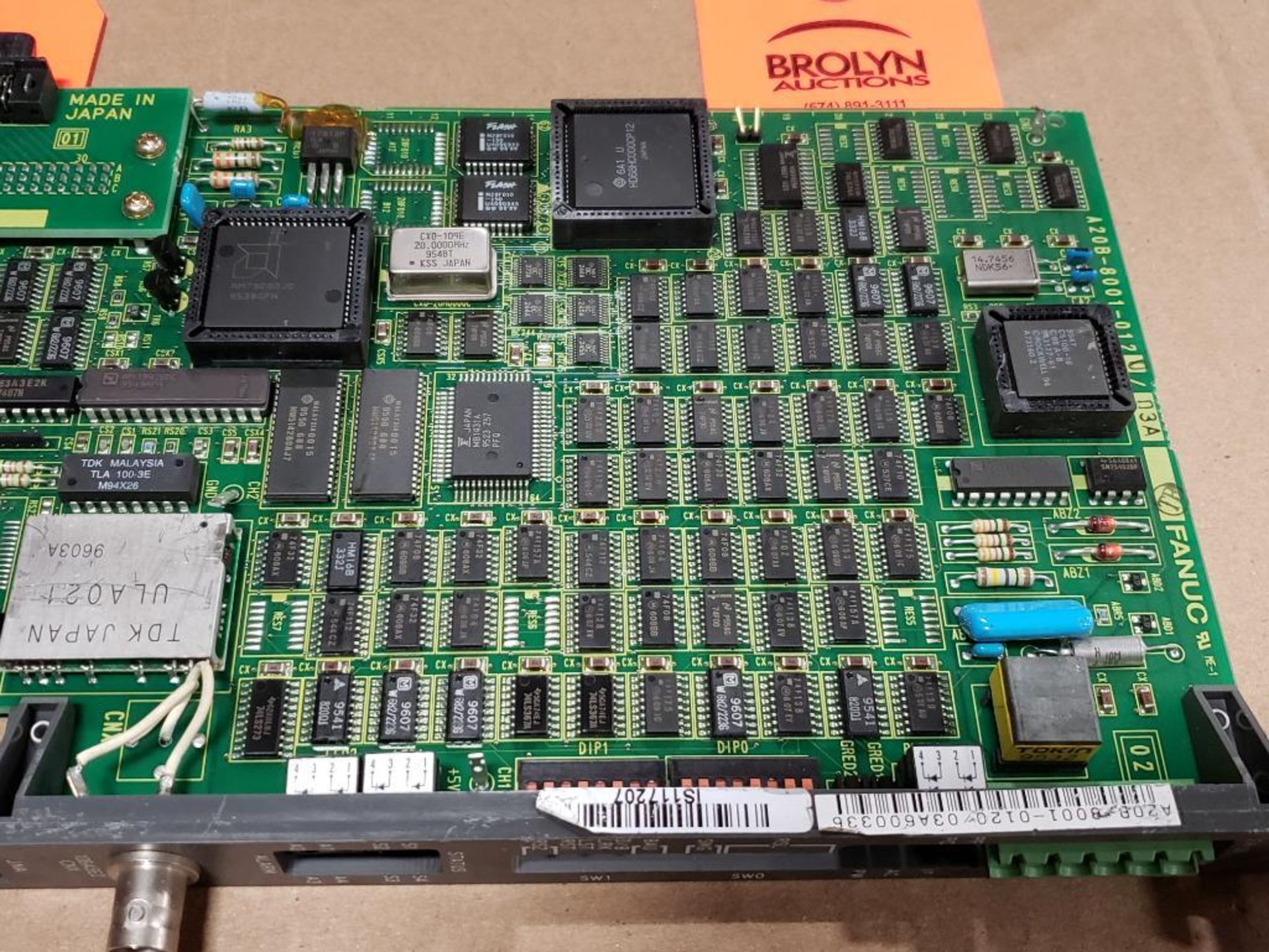 Fanuc control board. Part number A20B-8001-0120/03A. - Image 5 of 8