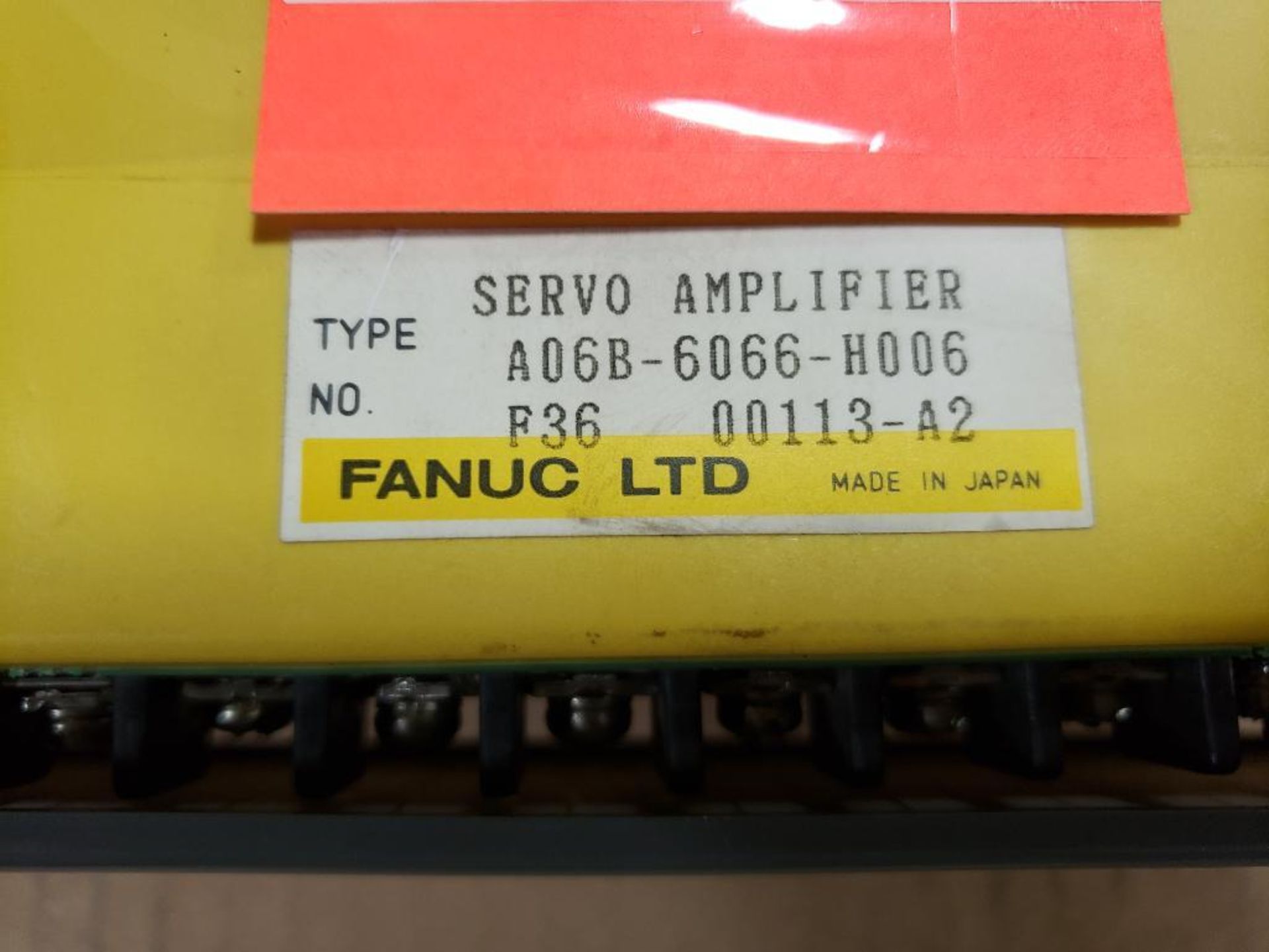 Fanuc servo amplifier. Model A06B-6066-H006. - Image 3 of 7