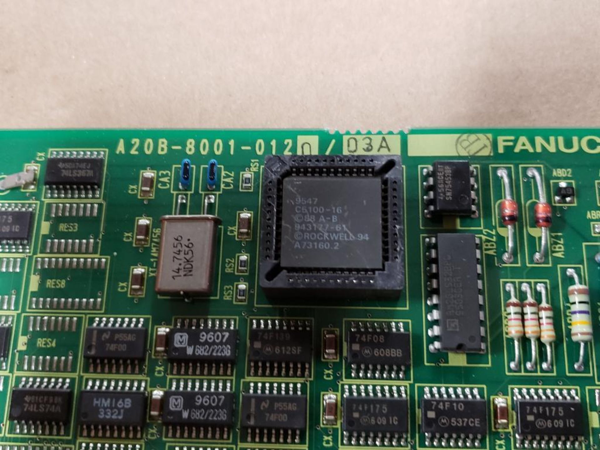 Fanuc control board. Part number A20B-8001-0121/03A. - Image 7 of 8