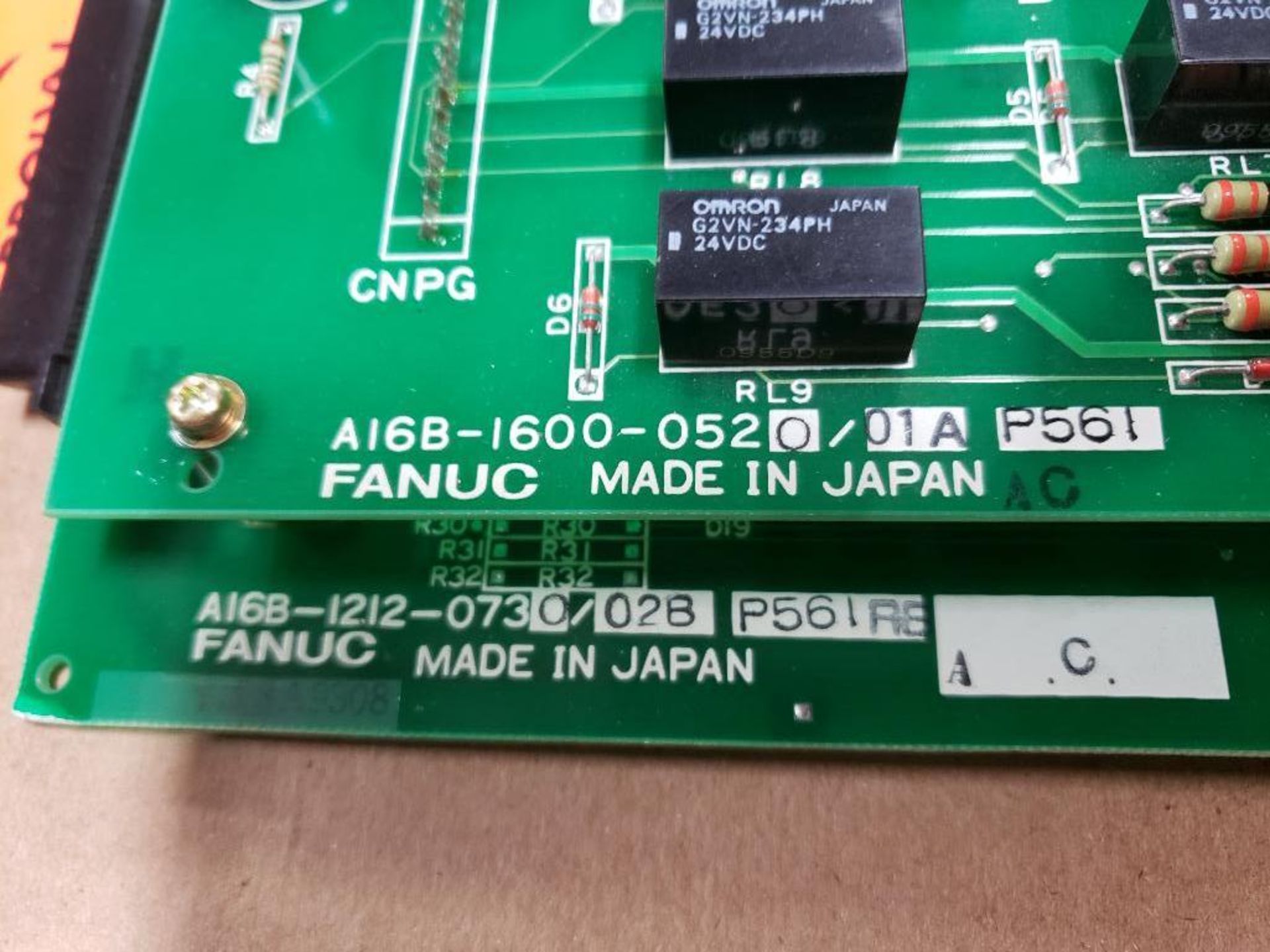Fanuc control board. Part number A16B-1600-0520/01A and A16B-1212-0730/02B. - Image 4 of 6